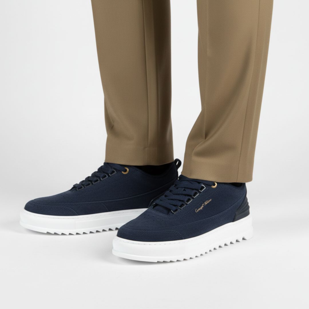 LeClub™ | Baskets en cuir mélangé