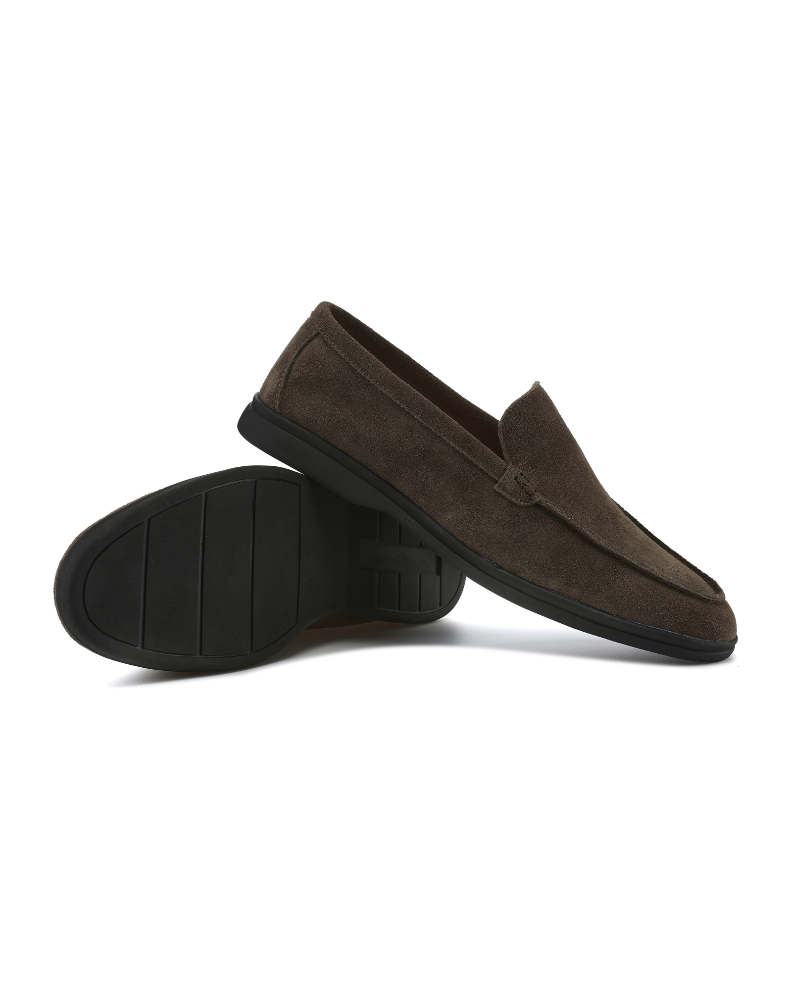 LeClub™ | Mocassins en daim haut de gamme - Semelles noires