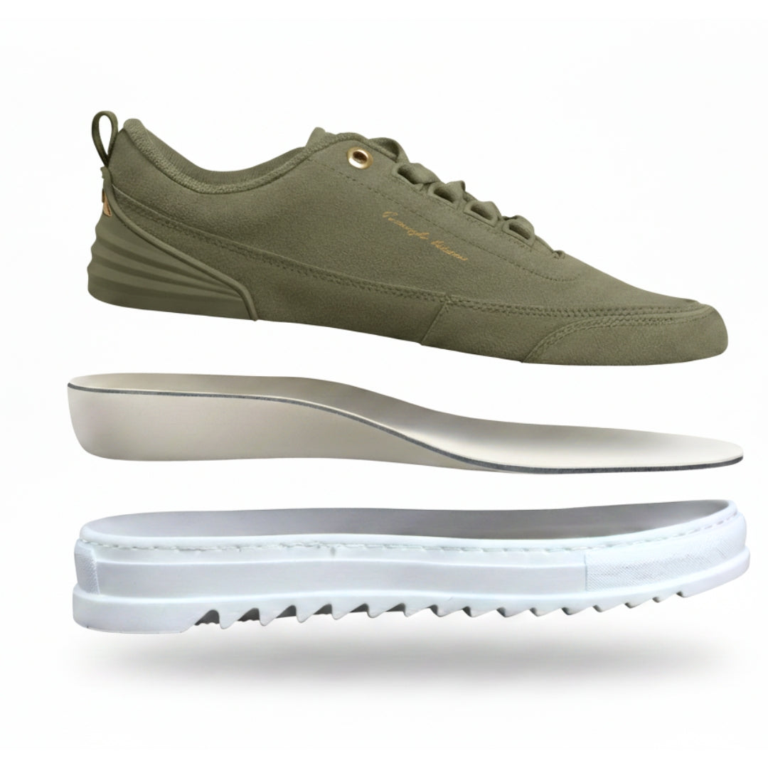 LeClub™ | Baskets en cuir mélangé