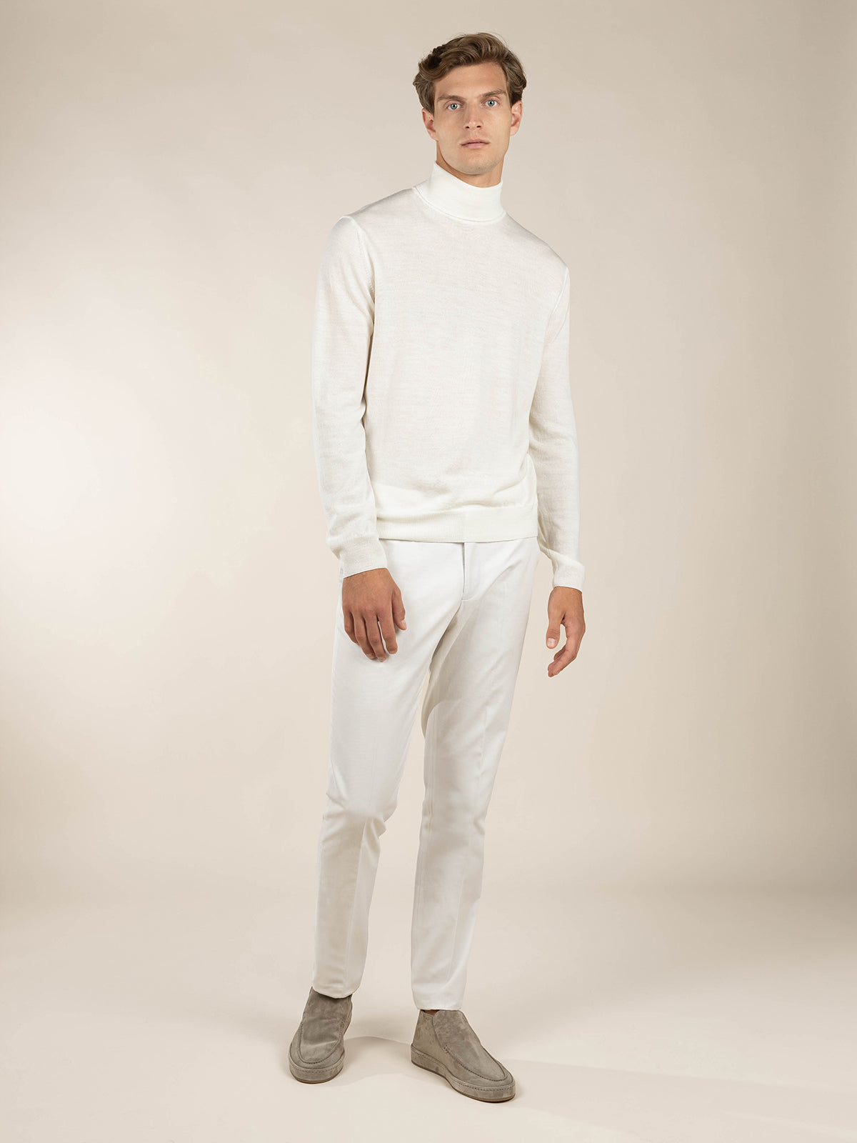 LeClub™ | Extrafine Merino Rollneck Ivory