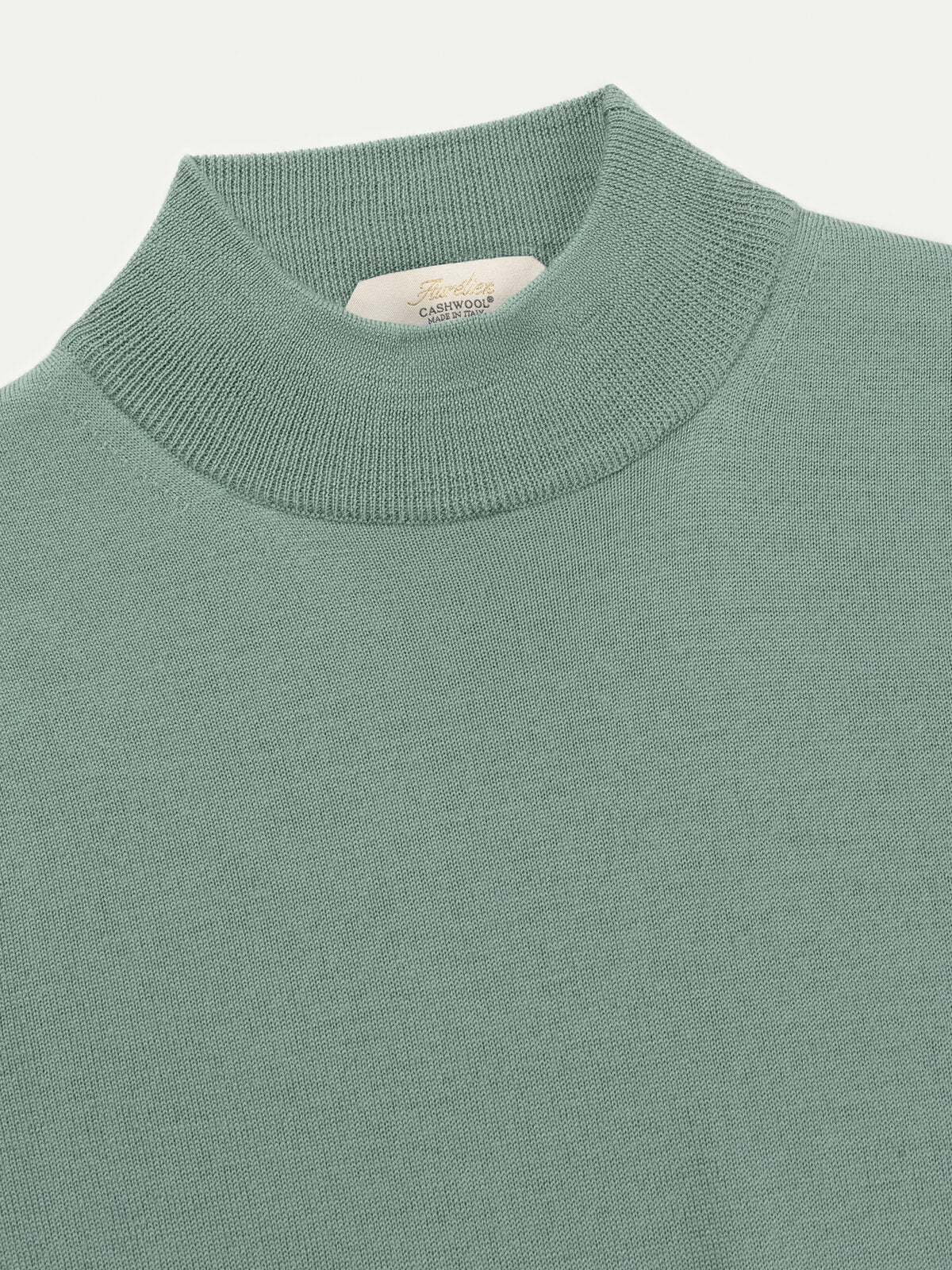 LeClub™ | Extrafine Merino Mockneck Pistache