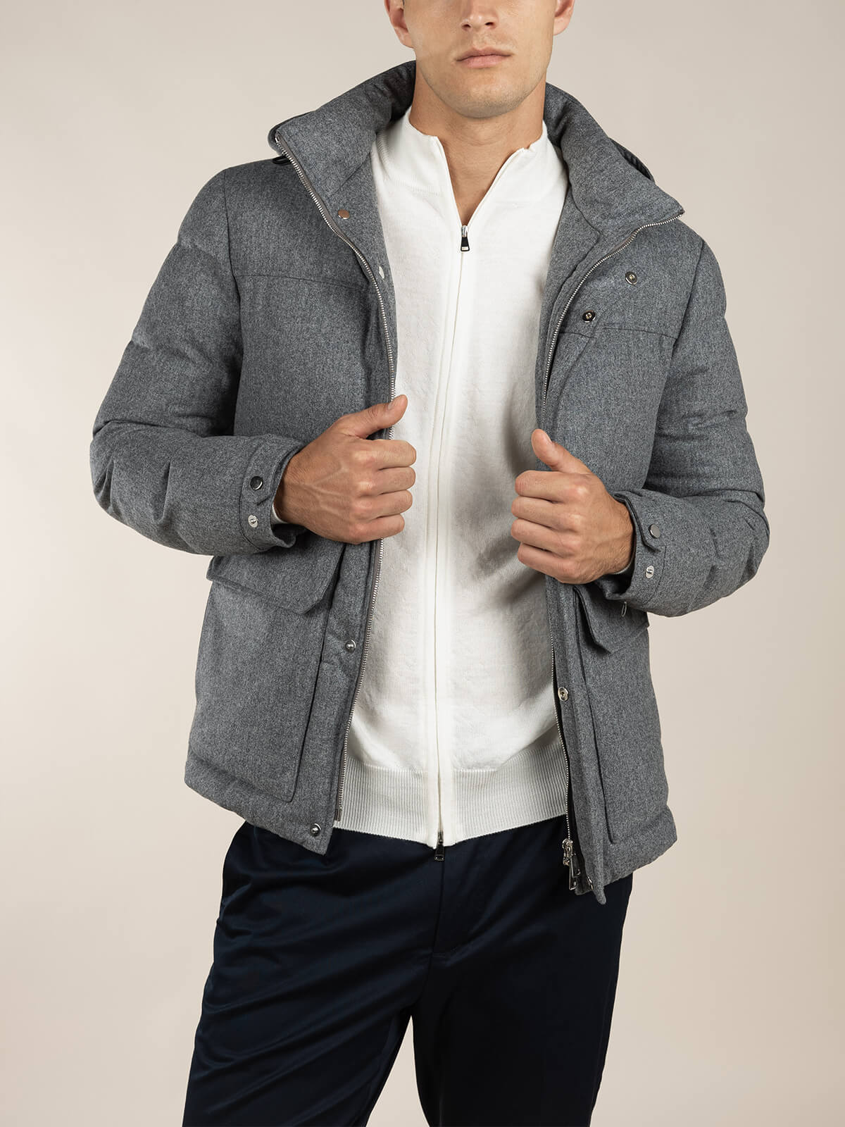 LeClub™ | Grey Ski Jacket