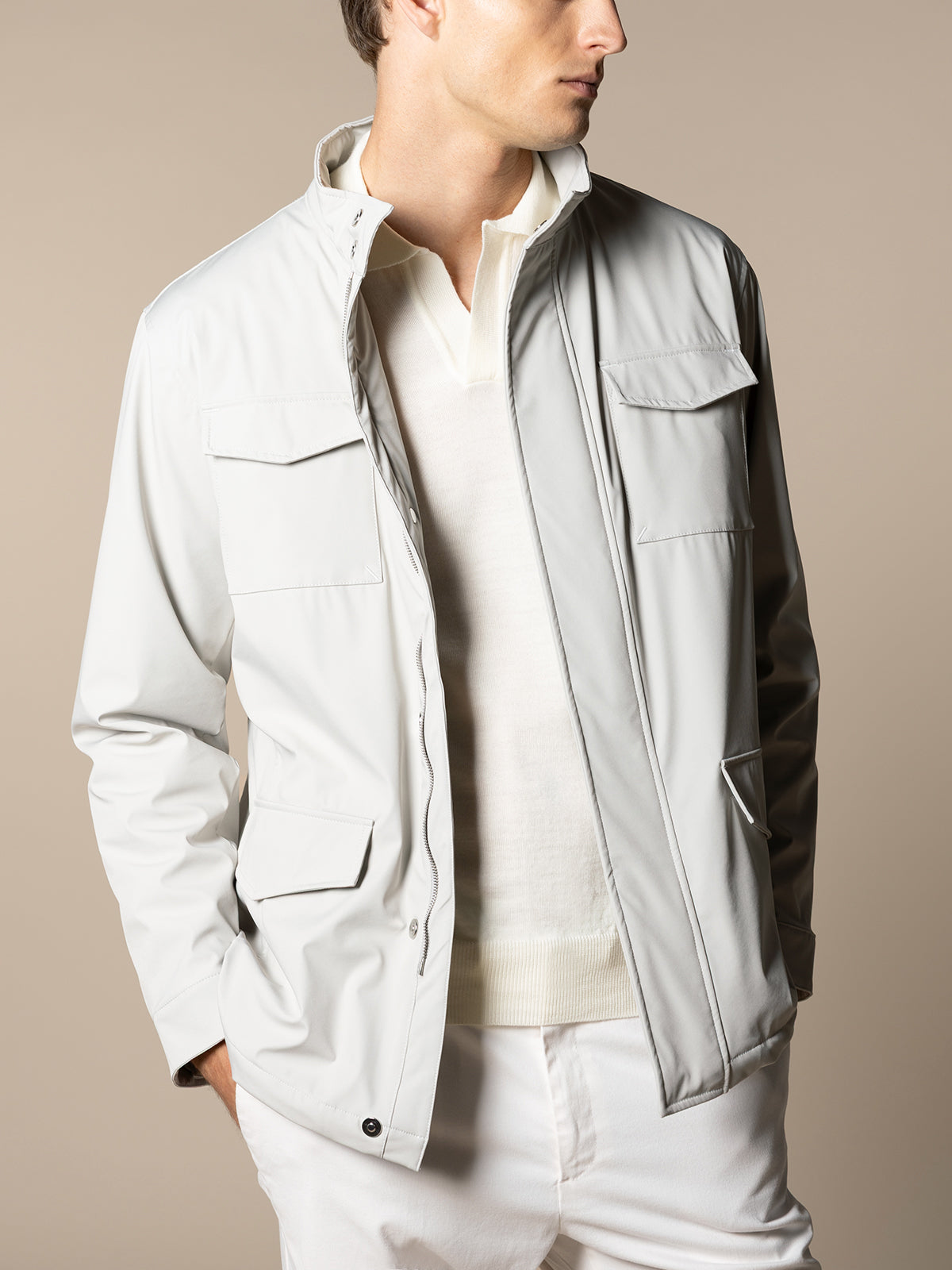 LeClub™ | Ecru Magnetic Field Jacket