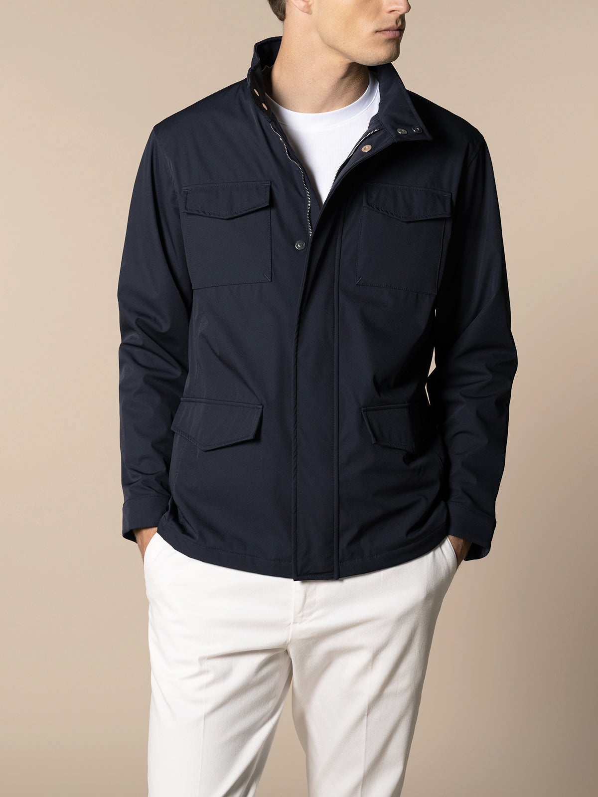 LeClub™ | Navy Magnetic Field Jacket