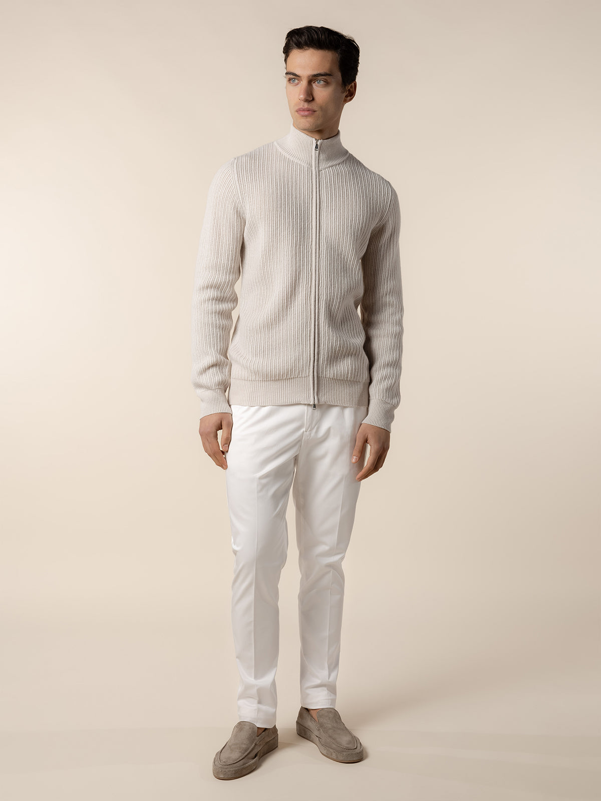 LeClub™ | Ecru Rib Vest