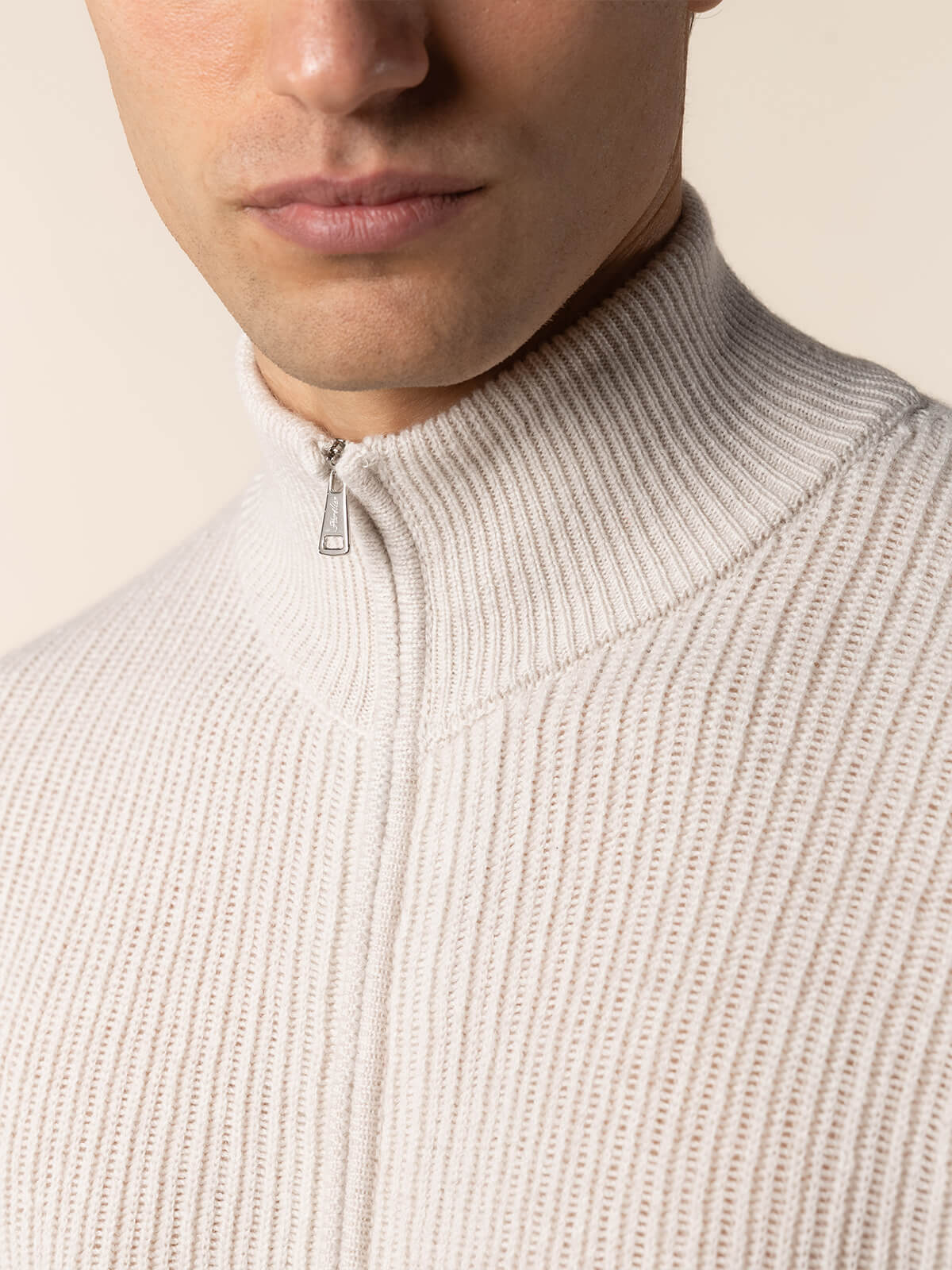 LeClub™ | Ecru Rib Vest