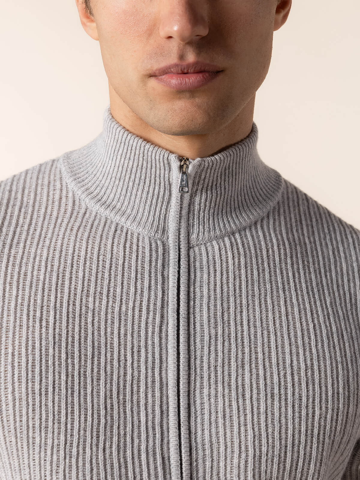 LeClub™ | Light Grey Rib Vest