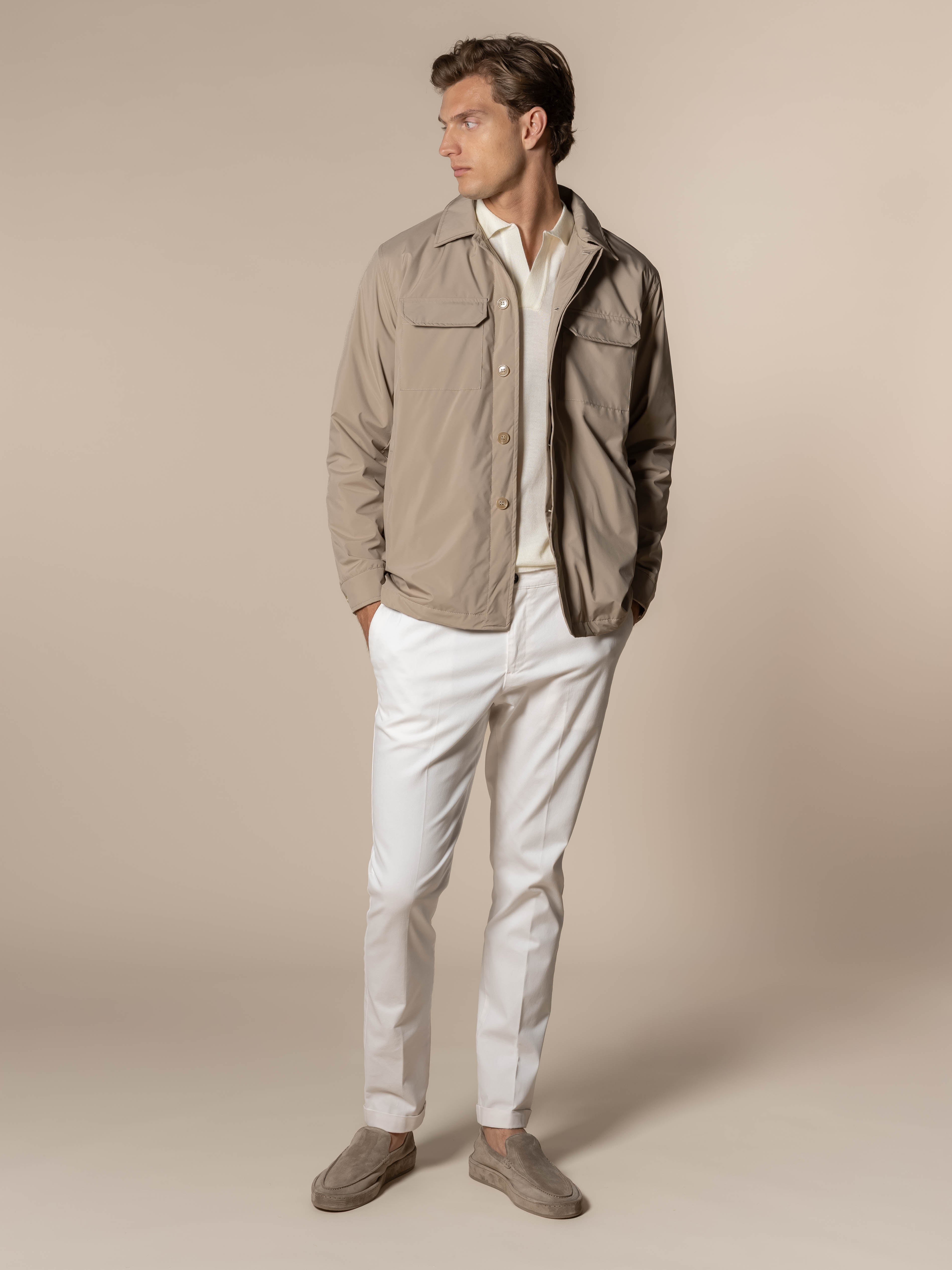 LeClub™ | Beige City Button Jacket