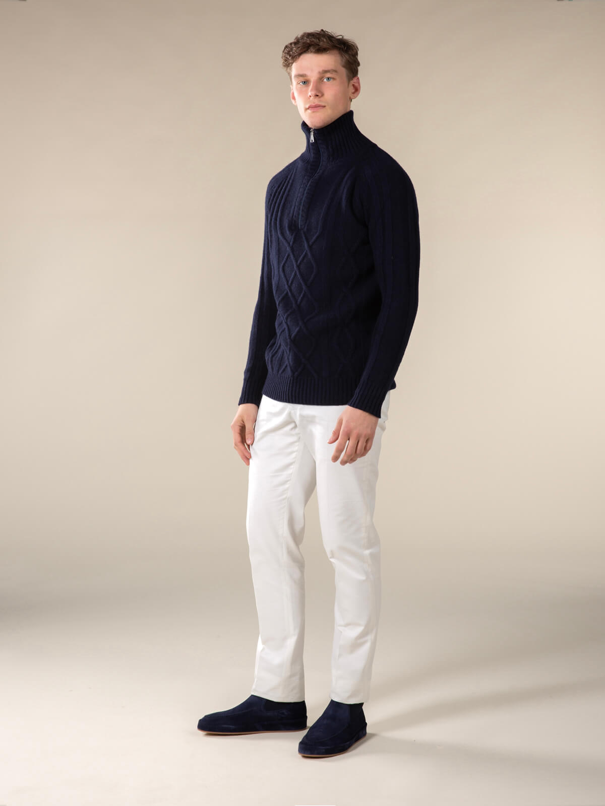 LeClub™ | Navy Wintertime Sweater