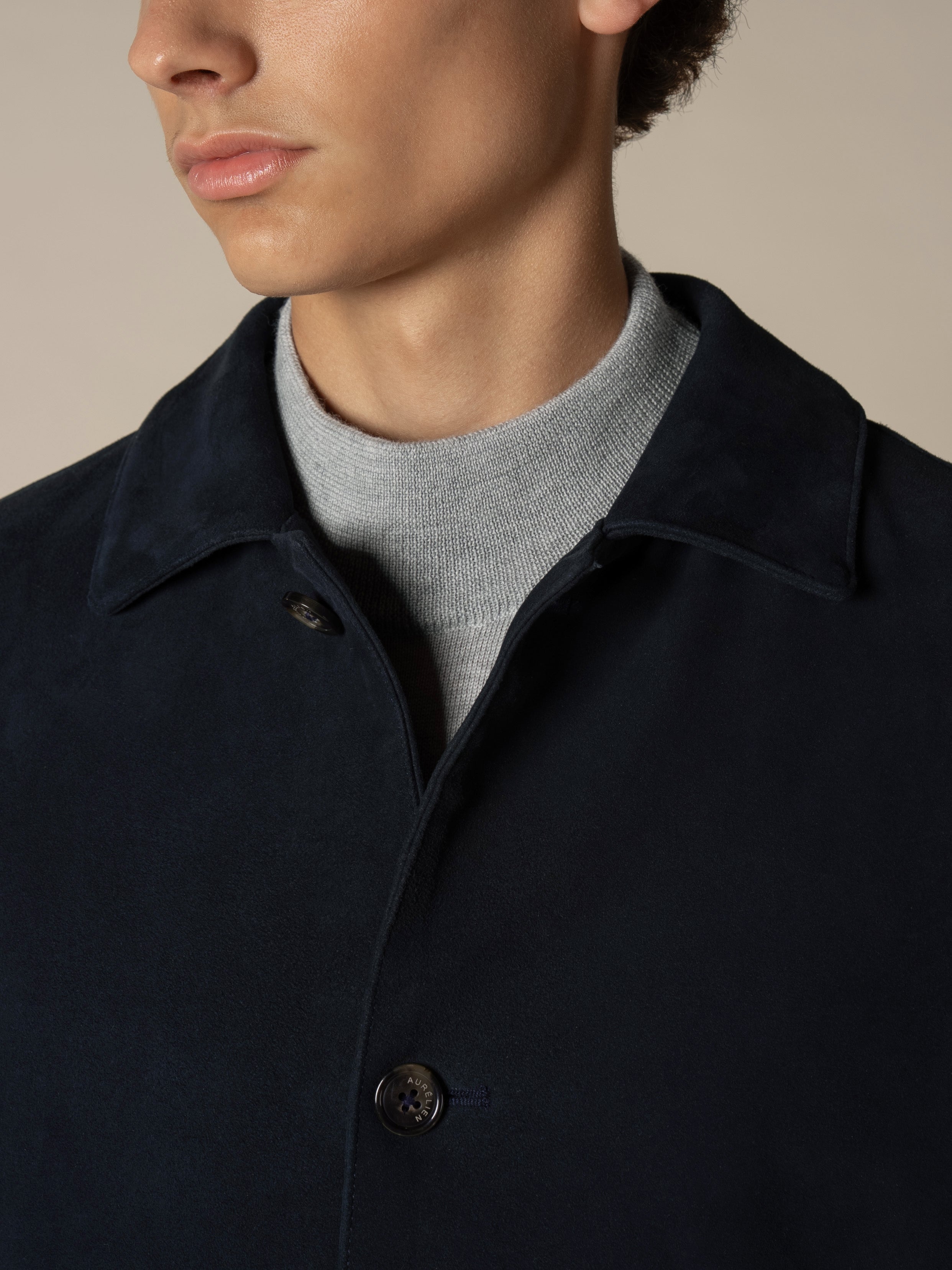 LeClub™ | Navy Suede Jacket