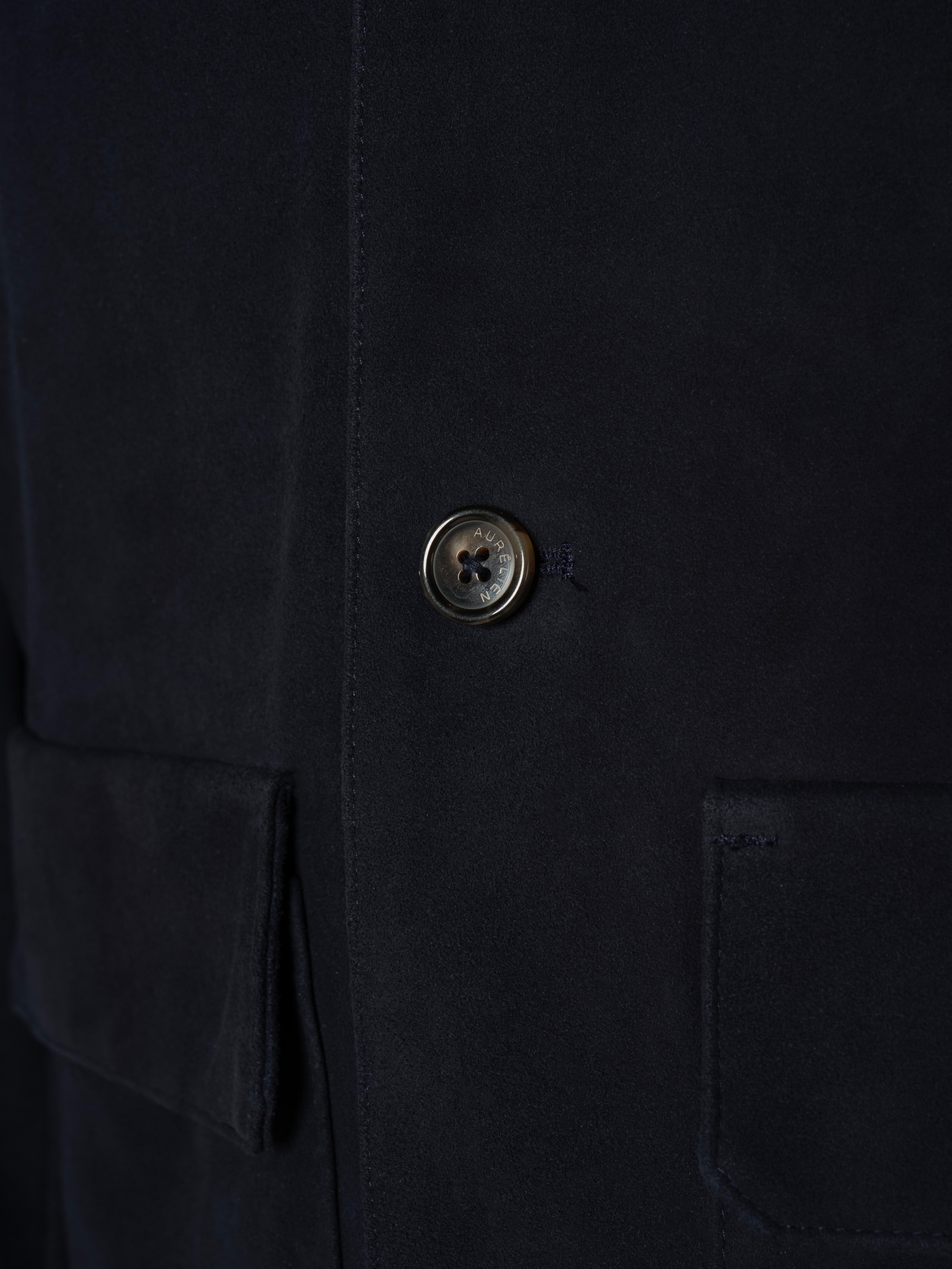 LeClub™ | Navy Suede Jacket