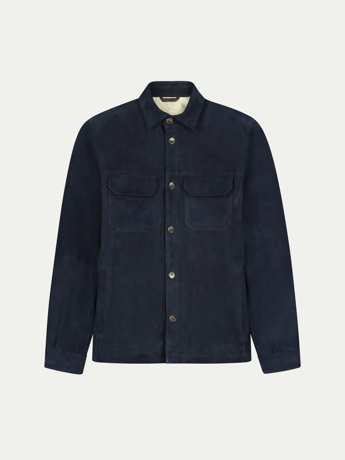 LeClub™ | Navy Suede Overshirt