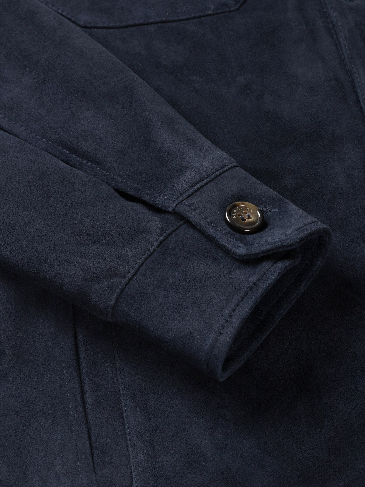 LeClub™ | Navy Suede Overshirt