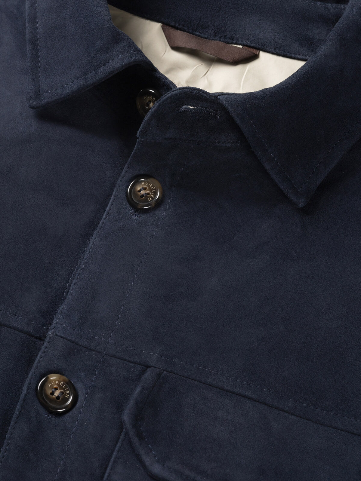 LeClub™ | Navy Suede Overshirt