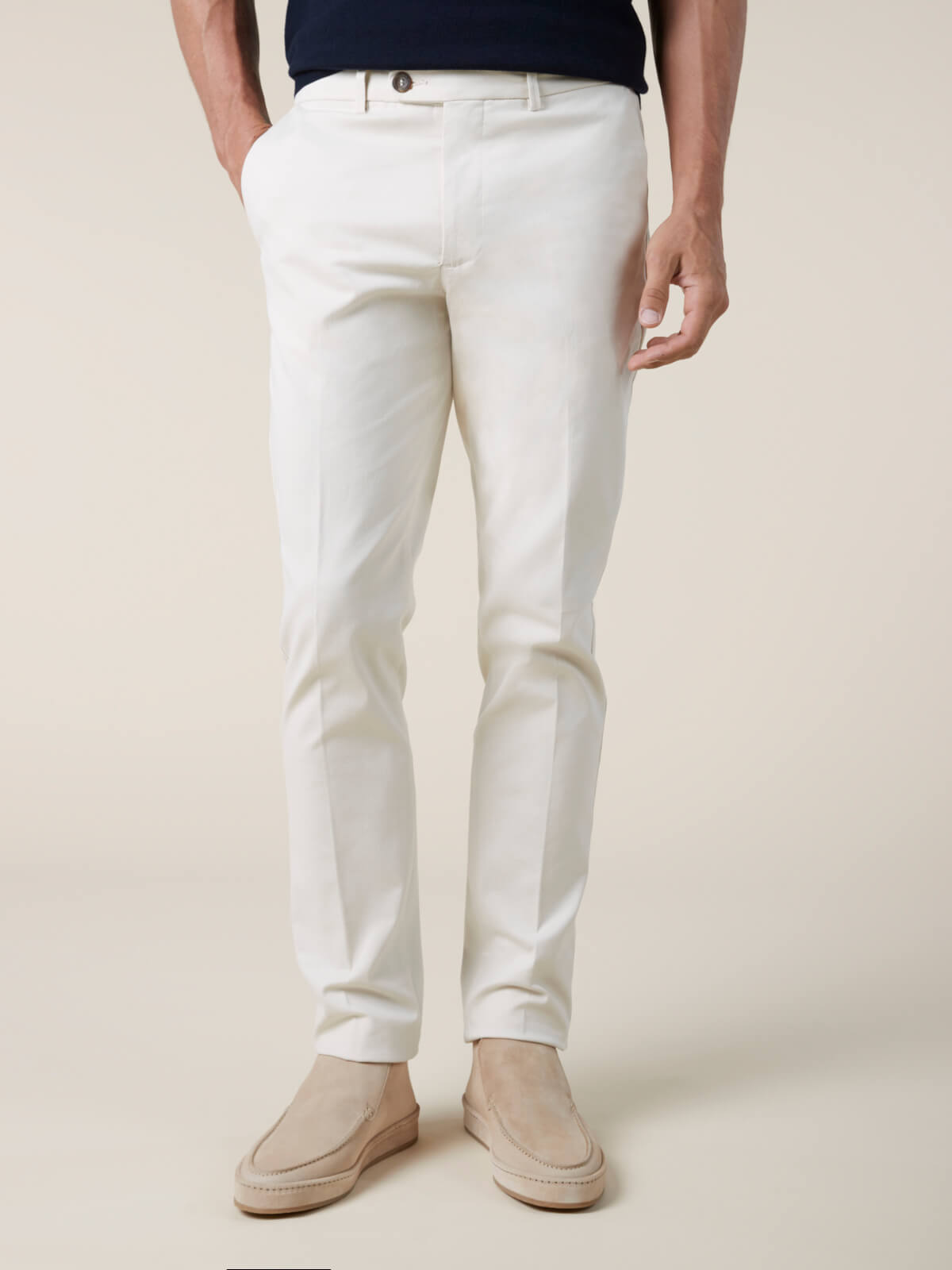 LeClub™ | Beige Metropolitan Trousers