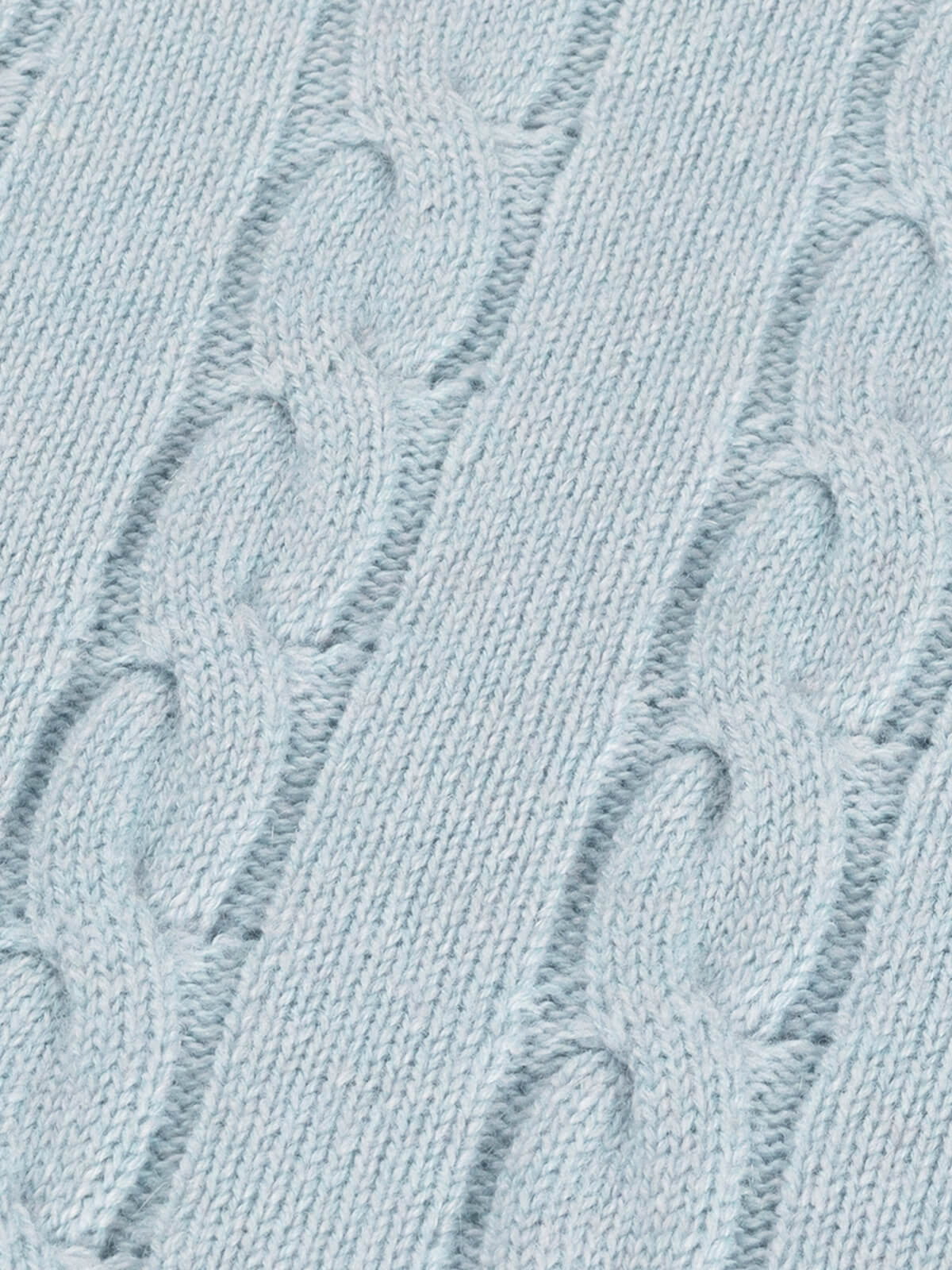 LeClub™ | Dolcevita Cable Knit Sweater Baby Blue