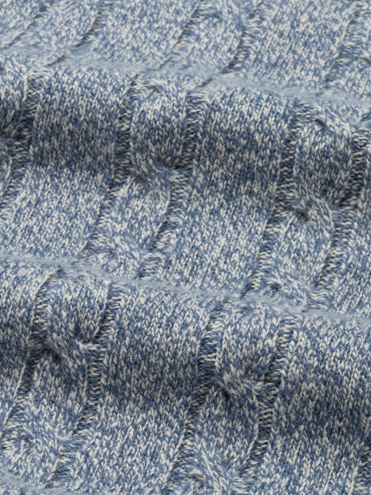 LeClub™ | Dolcevita Cable Knit Sweater Light Blue