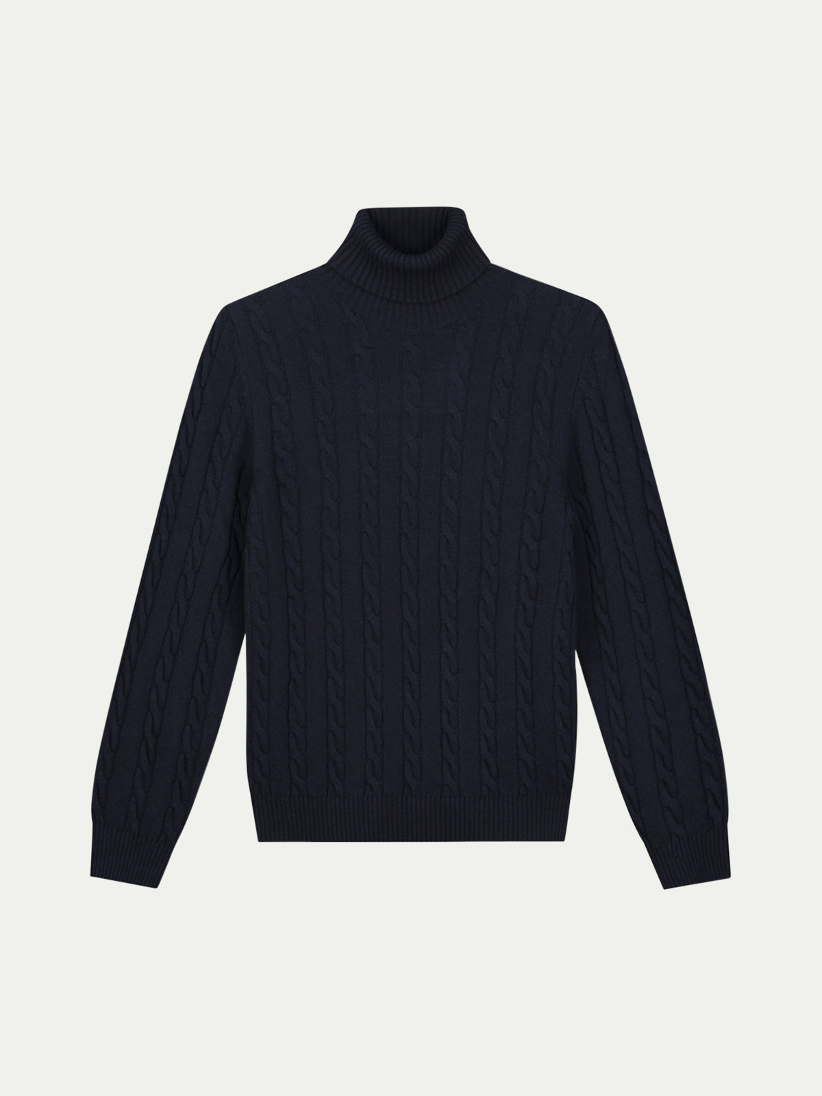 LeClub™ | Dolcevita Cable Knit Sweater Navy