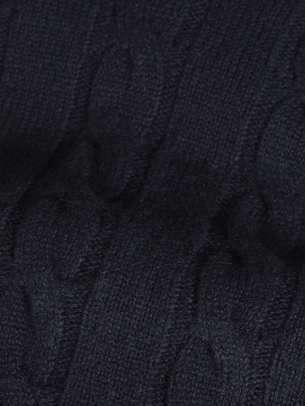 LeClub™ | Dolcevita Cable Knit Sweater Navy