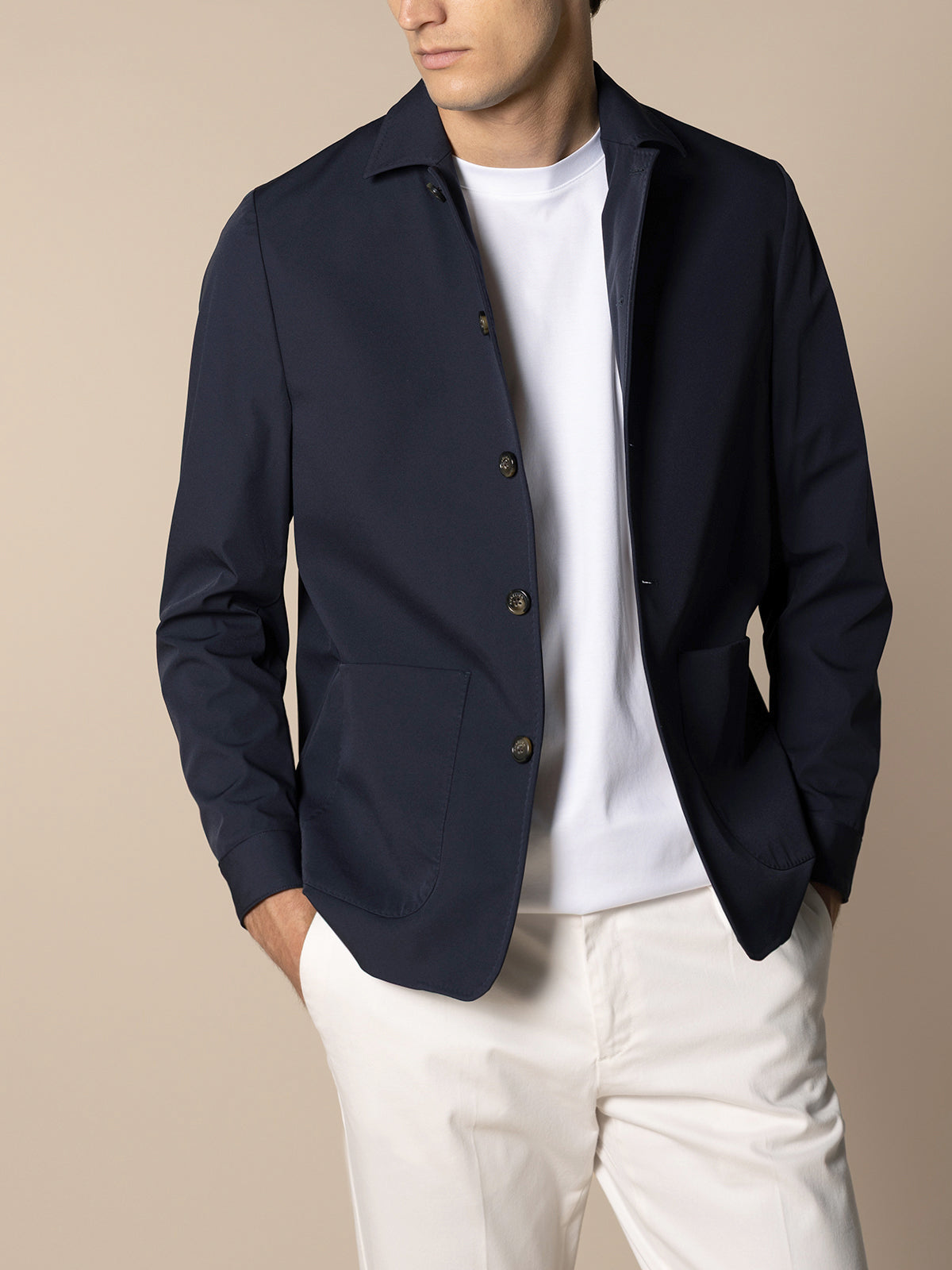 LeClub™ | Navy Technical Leisure Blazer