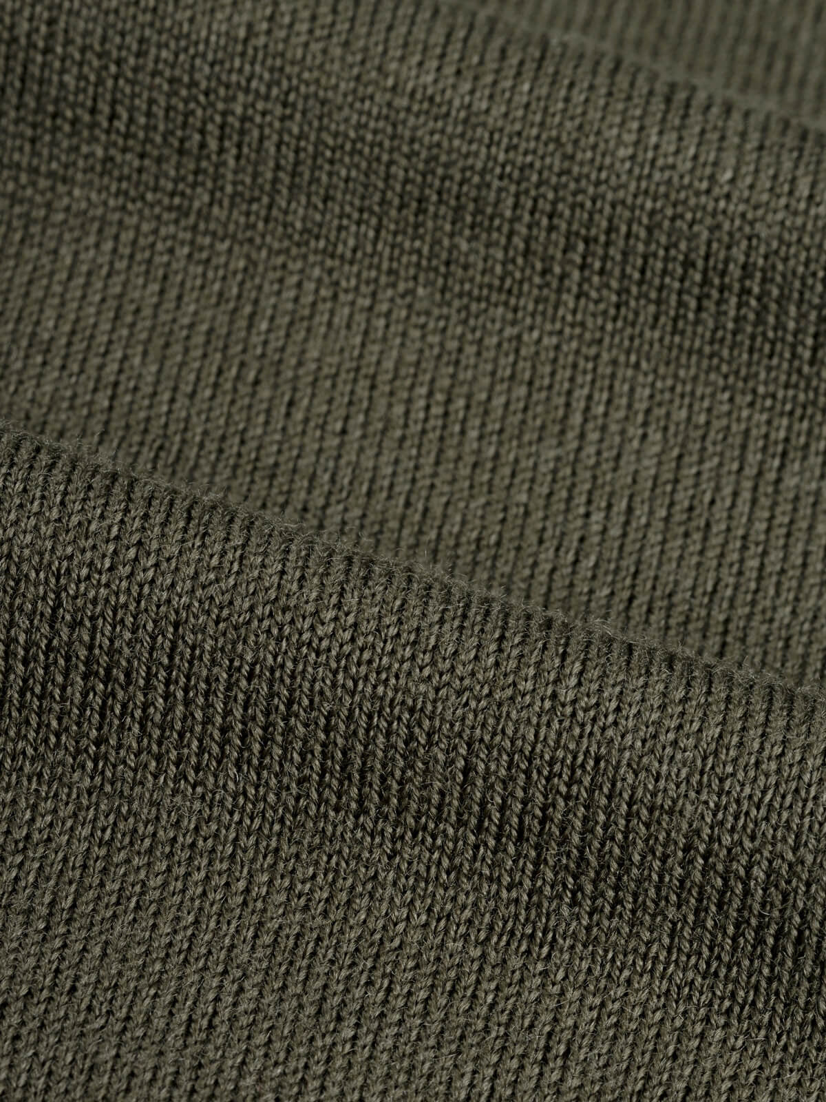 LeClub™ | Extrafine Merino Zipper Sweater Olive