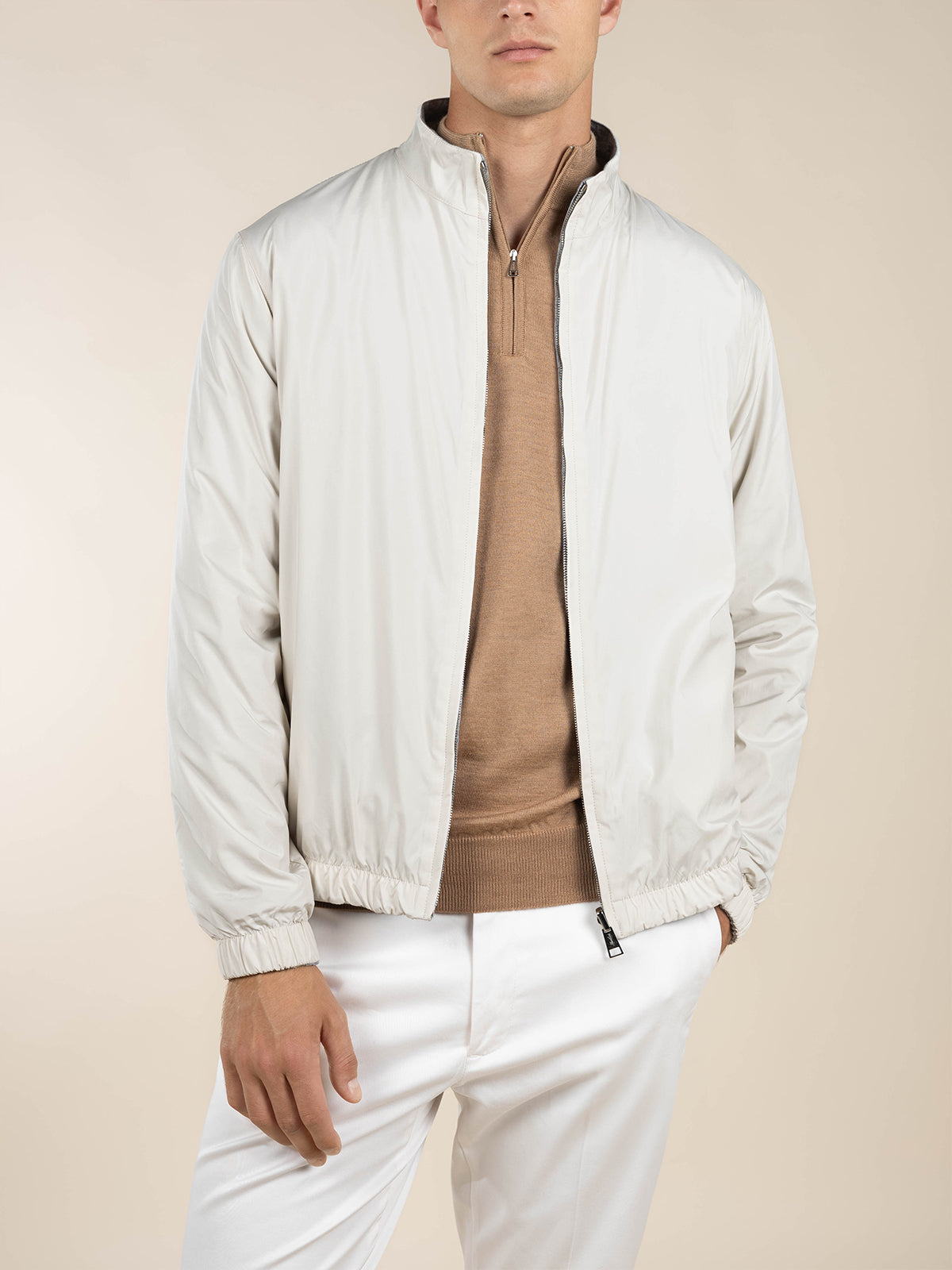 LeClub™ | Ecru Reversible Resort Jacket