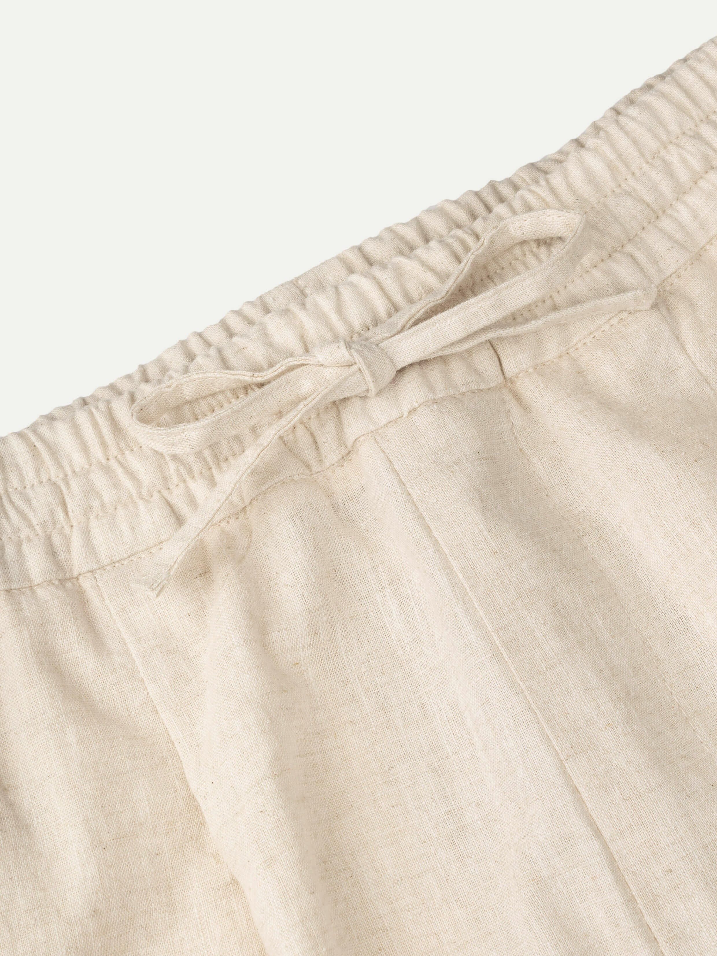 LeClub™ | Beige Linen Seaside Shorts