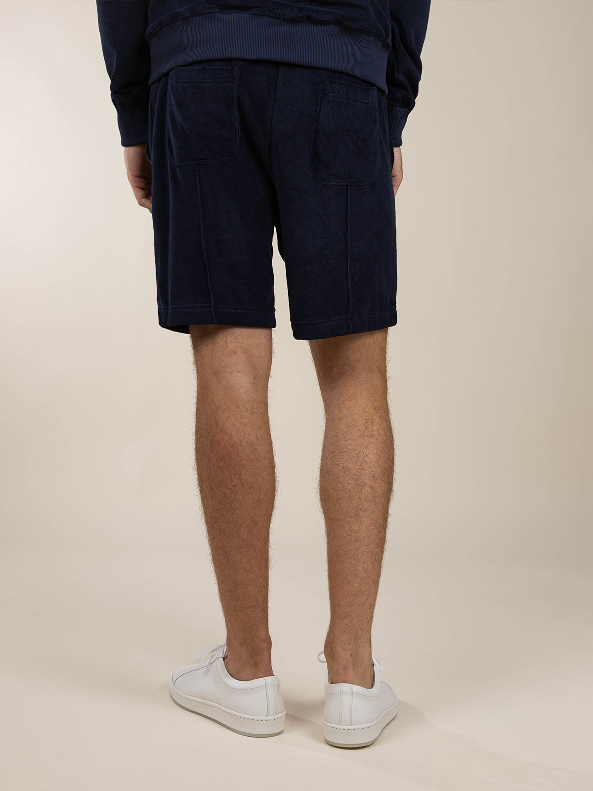 LeClub™ | Navy Terry Towelling Leisure Shorts