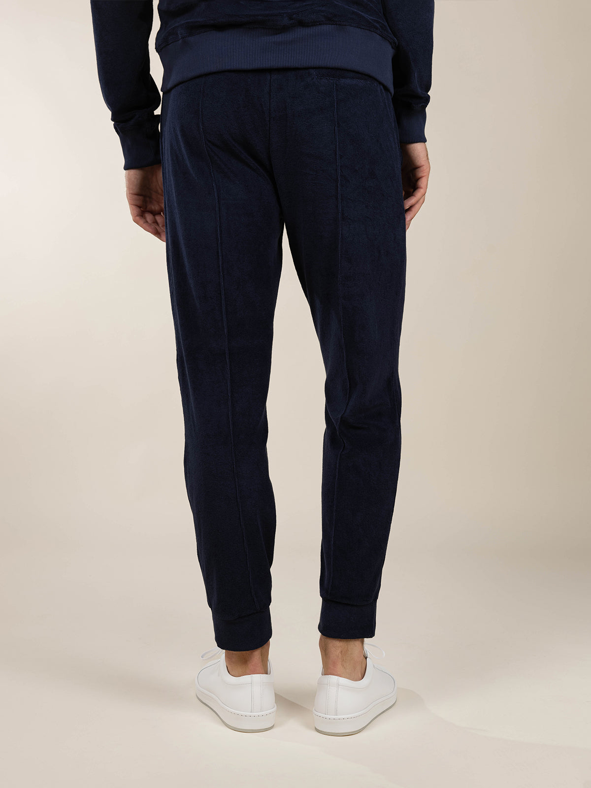 LeClub™ | Navy Terry Towelling Leisure Trousers