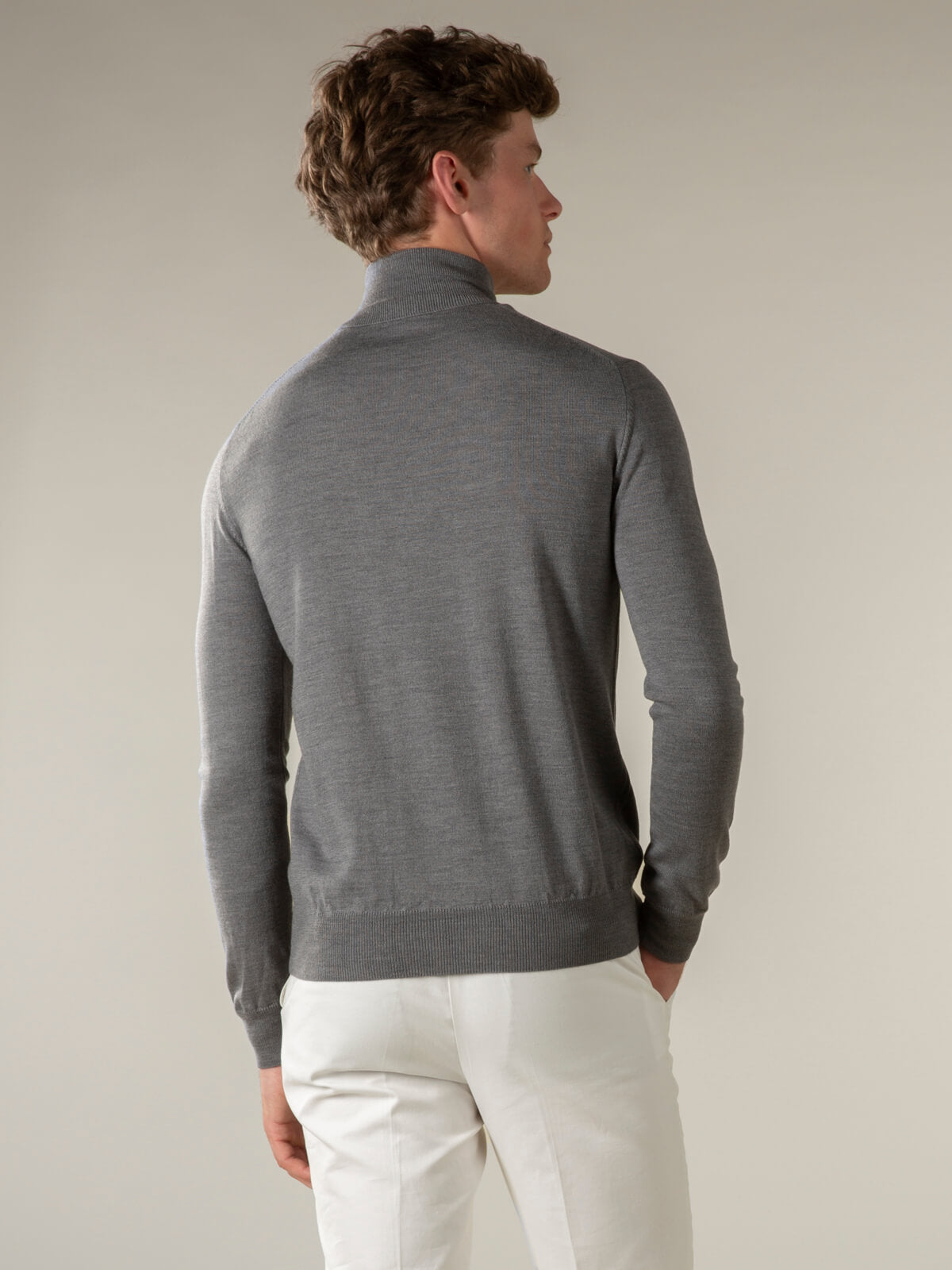 LeClub™ | Extrafine Merino Rollneck Dark Grey