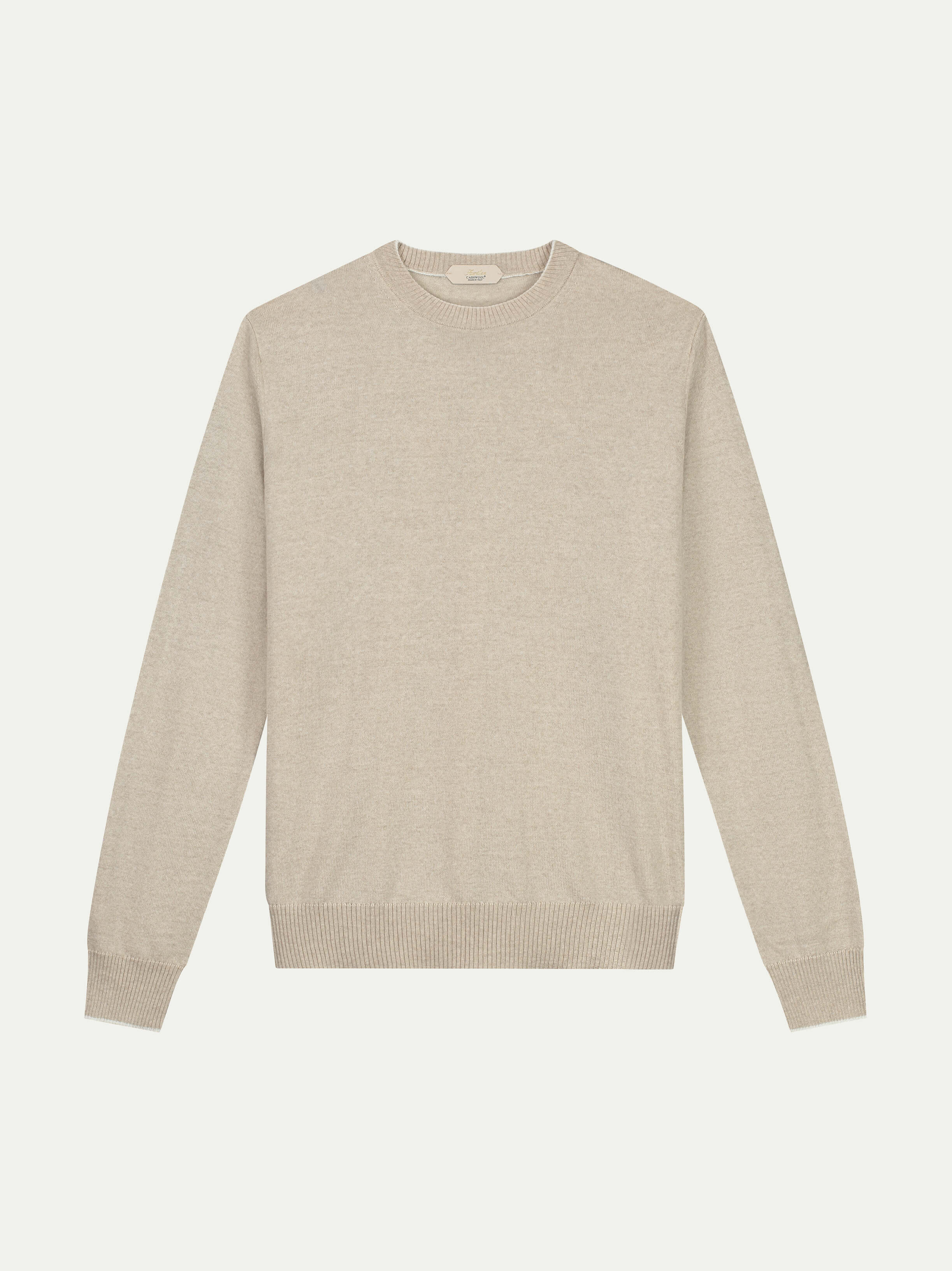 LeClub™ | Light Beige Two Tone City Crew