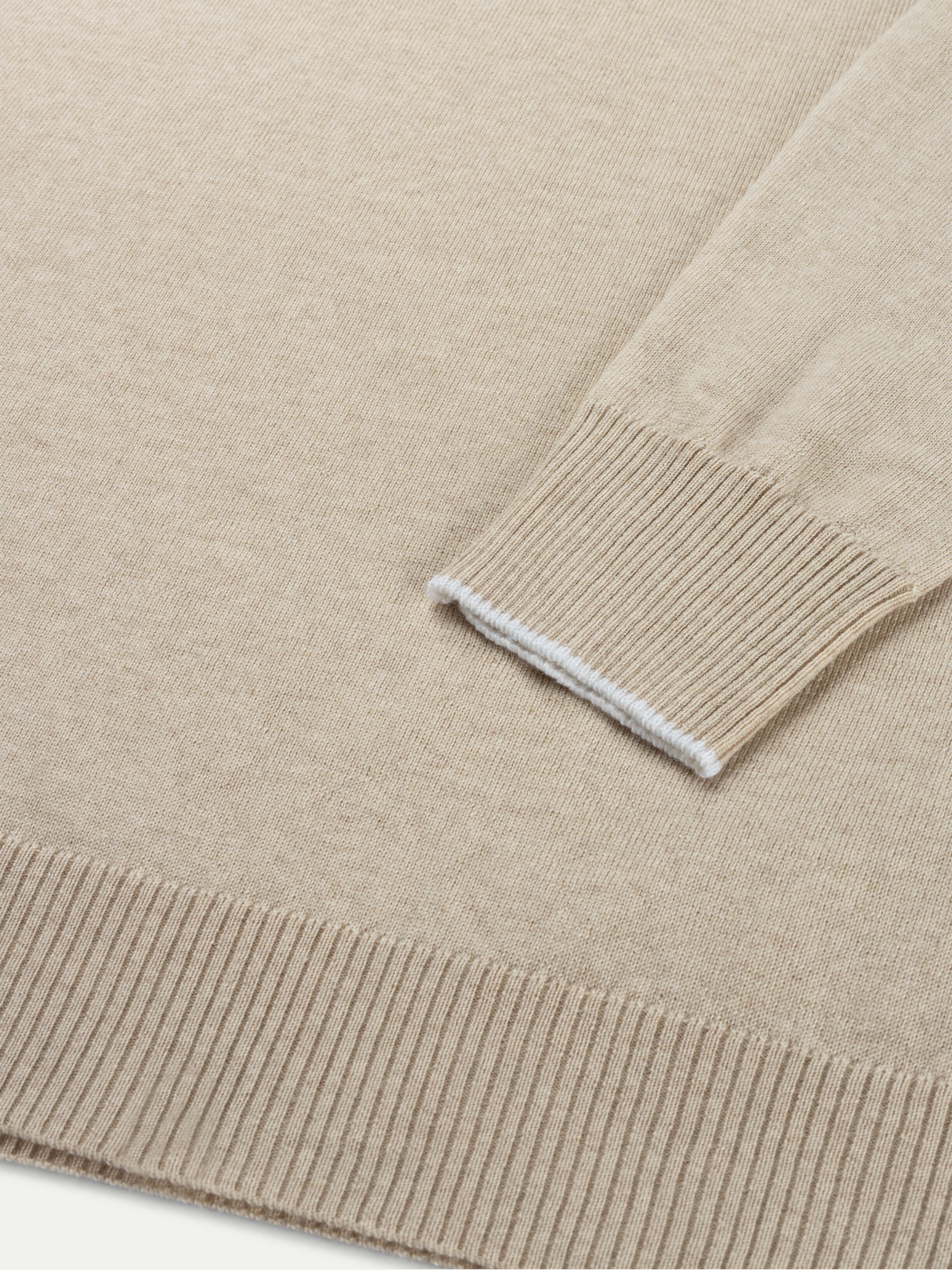 LeClub™ | Light Beige Two Tone City Crew