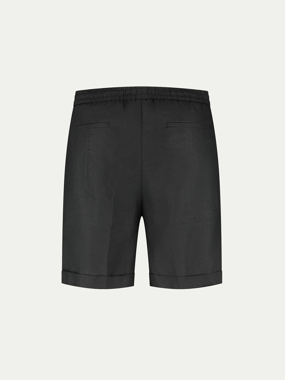 LeClub™ | Black Linen Seaside Shorts