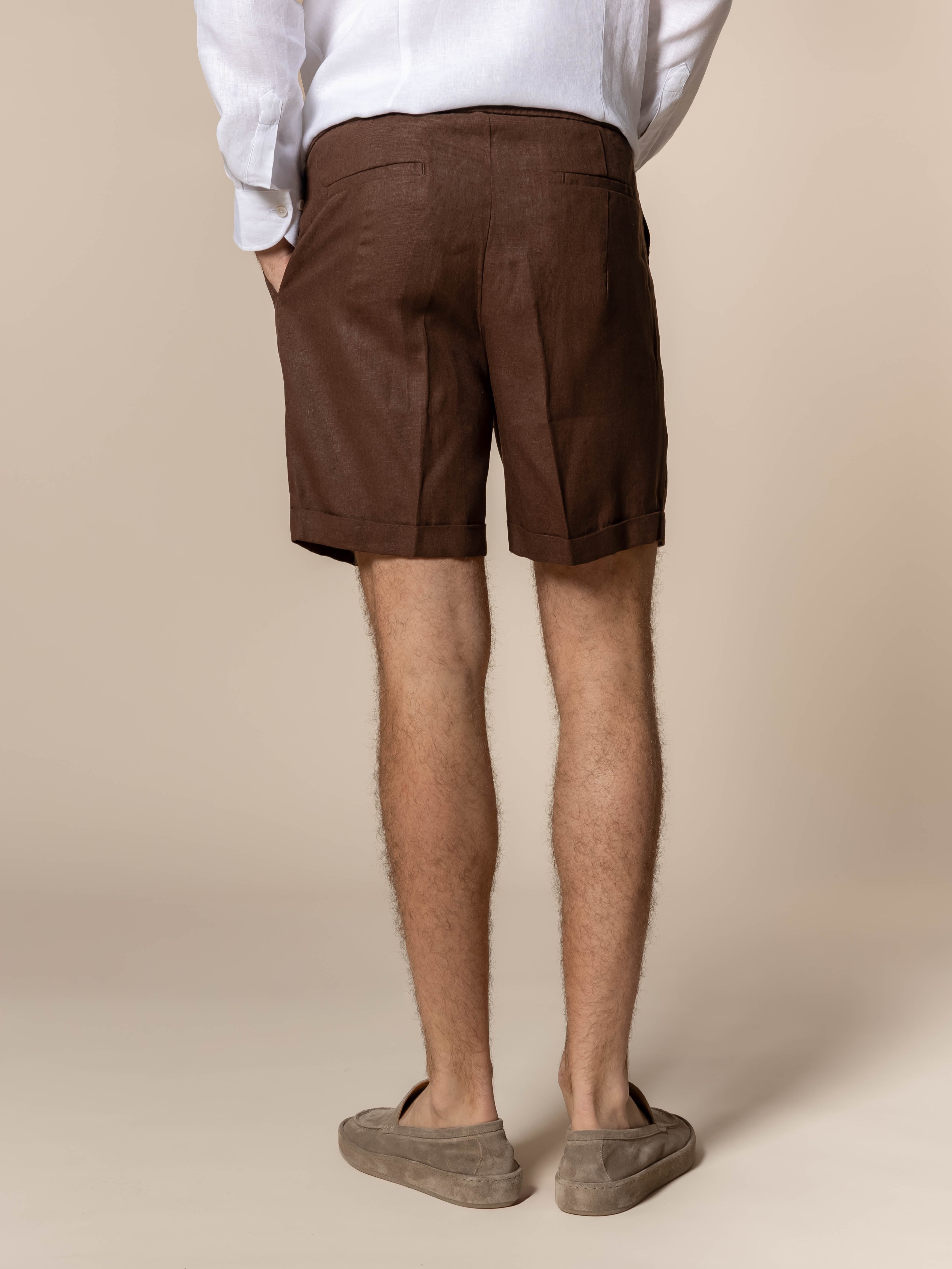 LeClub™ | Chocolate Linen Seaside Shorts