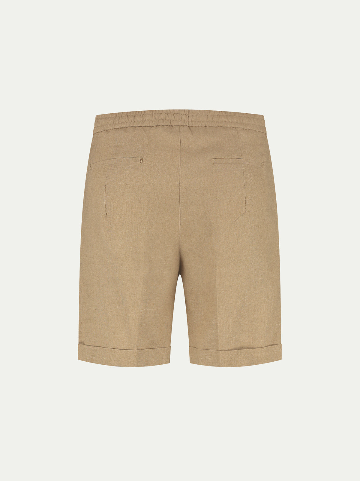 LeClub™ | Dark Taupe Linen Seaside Shorts