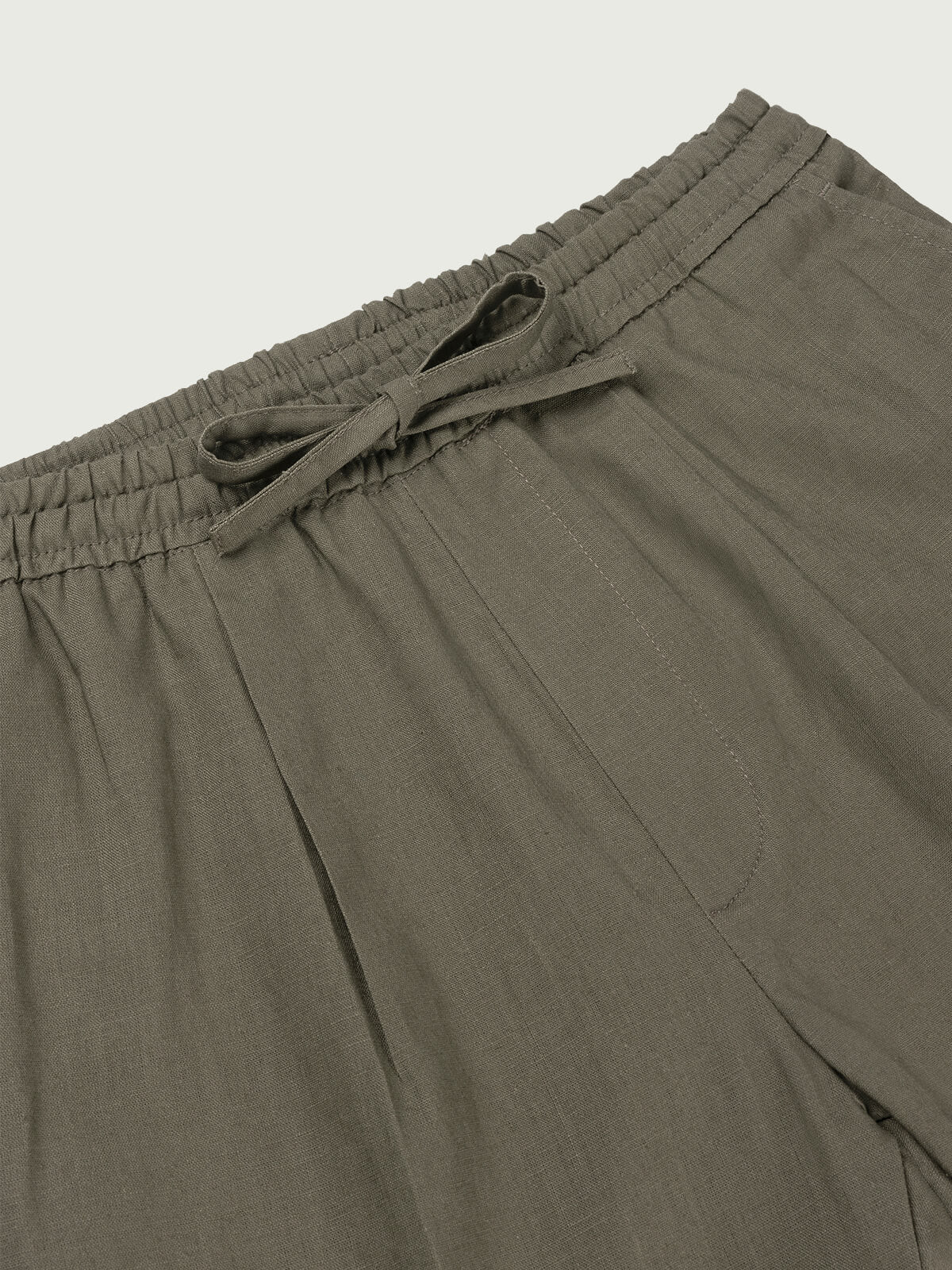 LeClub™ | Olive Linen Seaside Shorts
