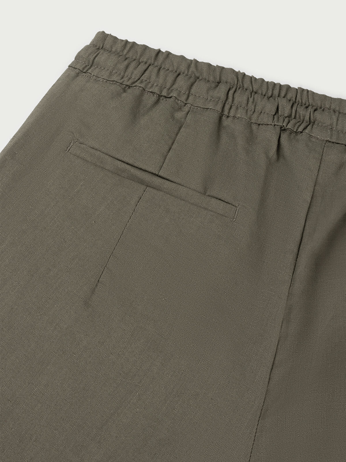 LeClub™ | Olive Linen Seaside Shorts
