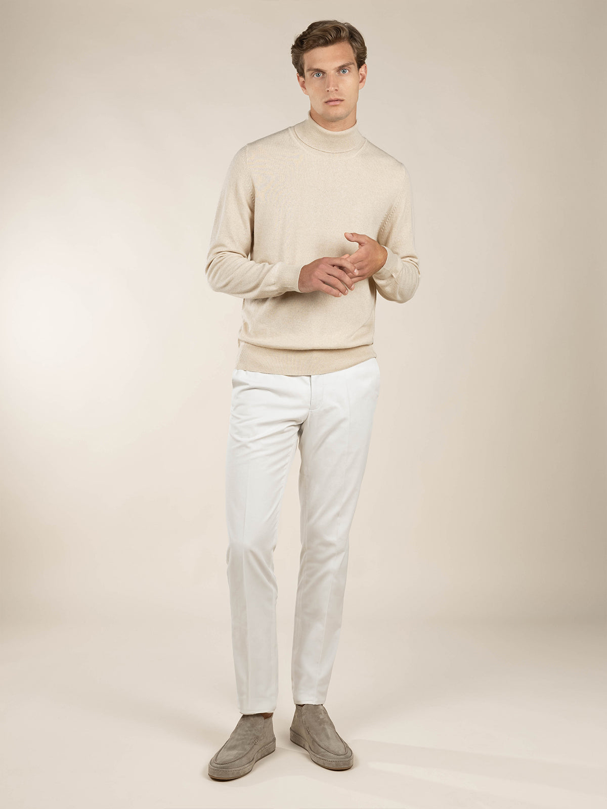 LeClub™ | Light Beige Rollneck