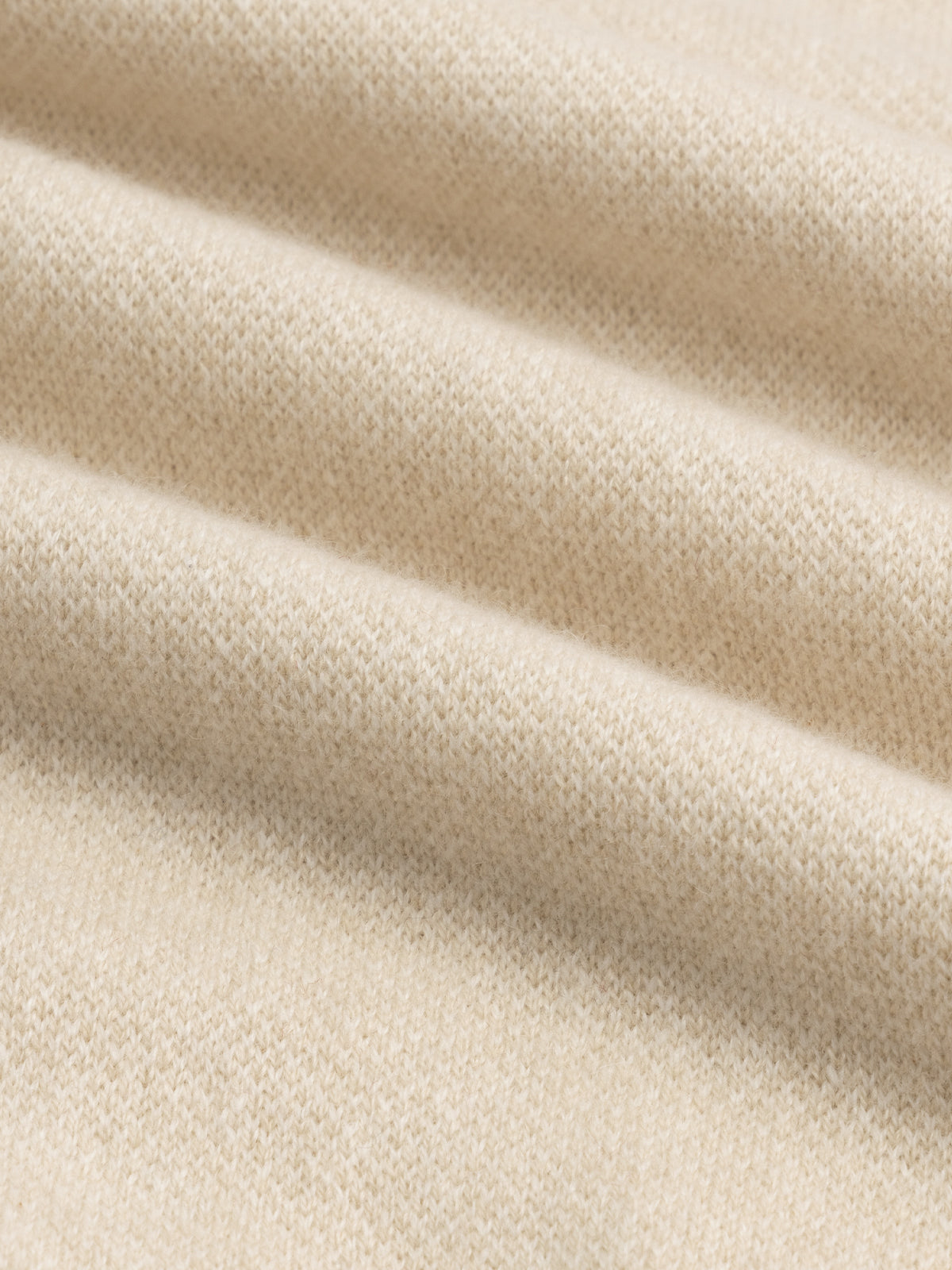 LeClub™ | Light Beige Jacquard Zipper Sweater