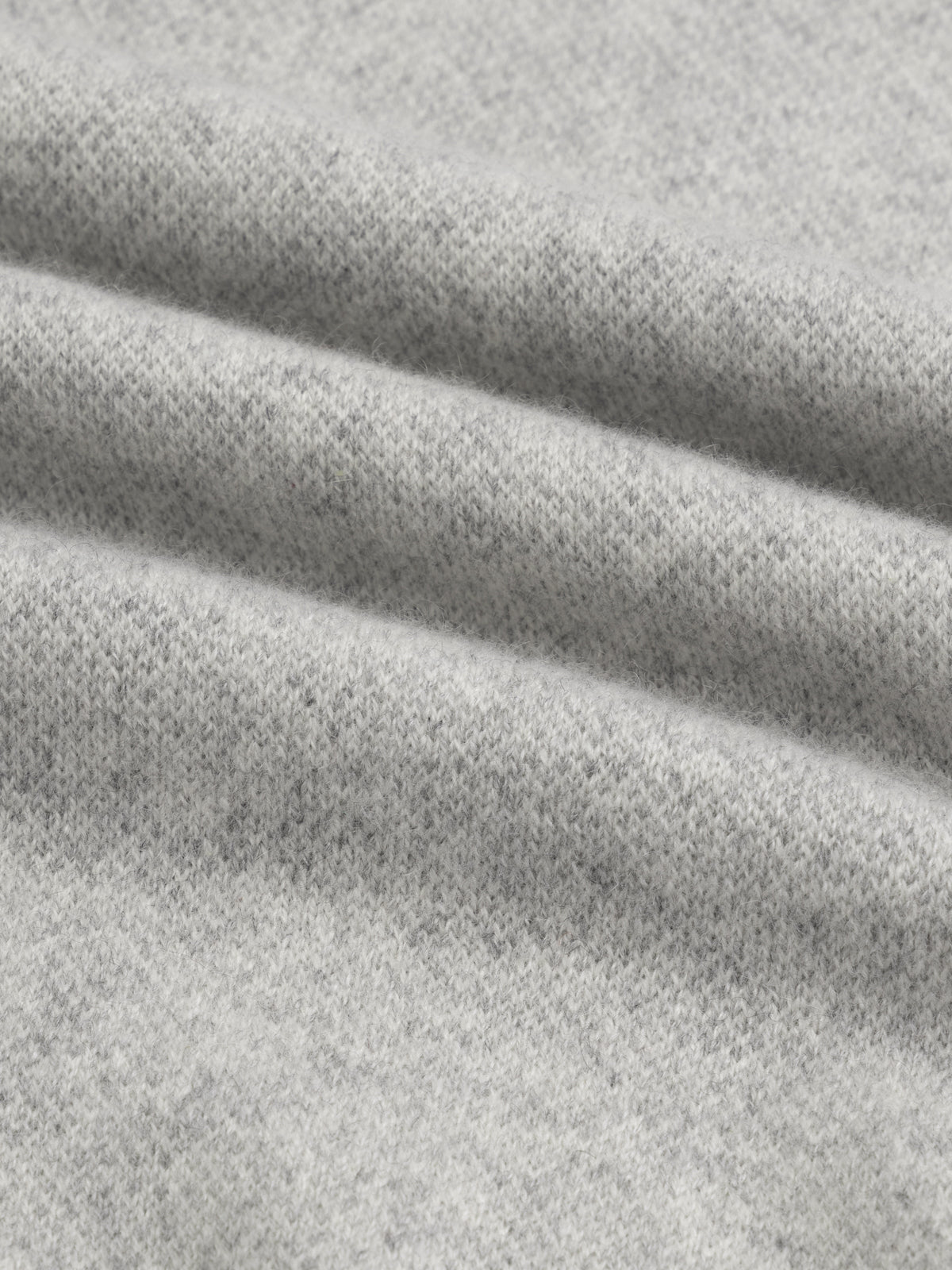 LeClub™ | Light Grey Jacquard Zipper Sweater