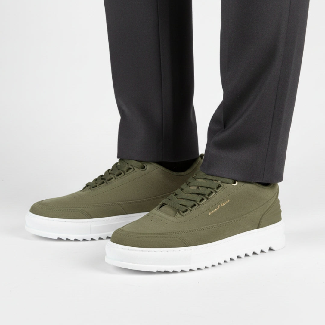 LeClub™ | Baskets en cuir mélangé