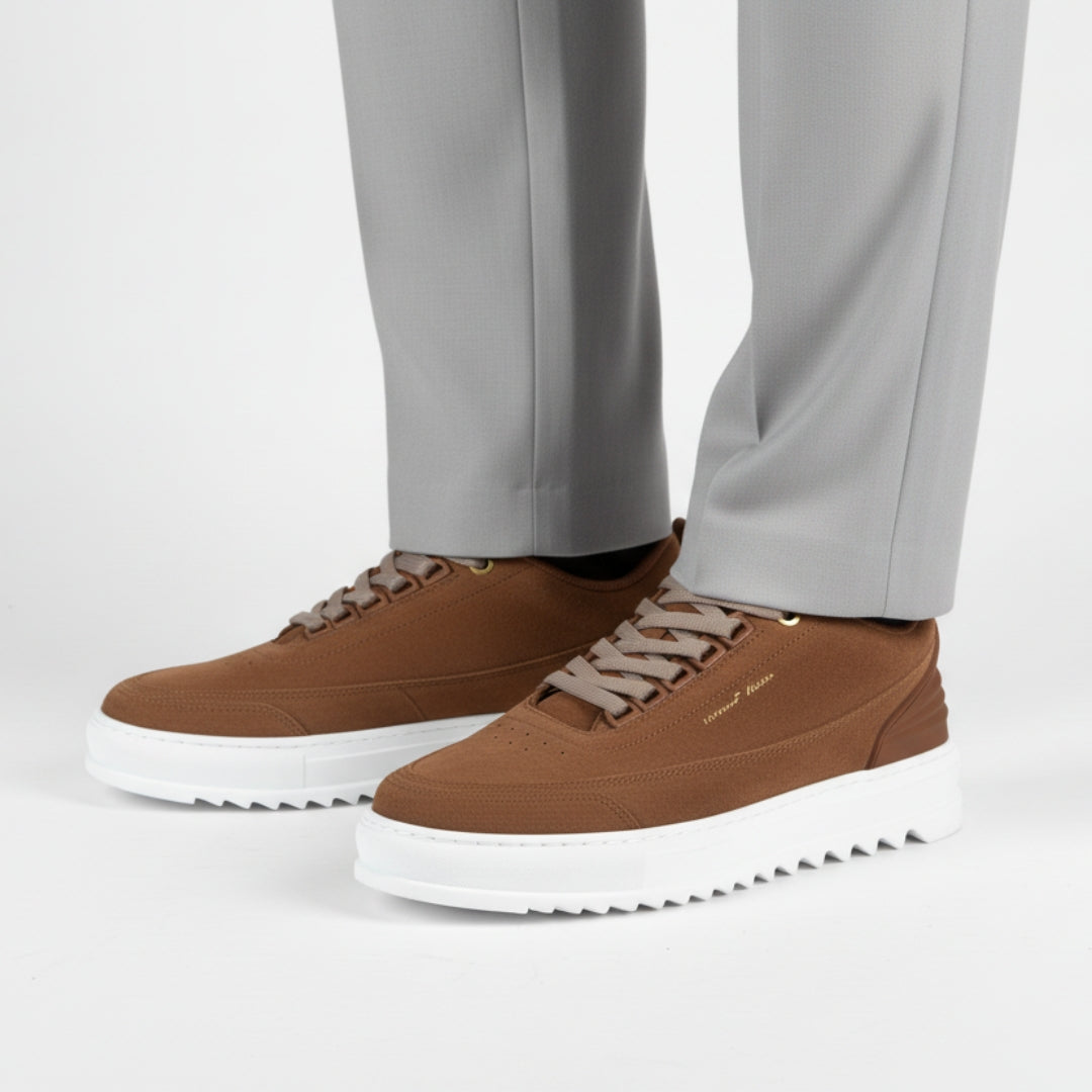 LeClub™ | Baskets en cuir mélangé