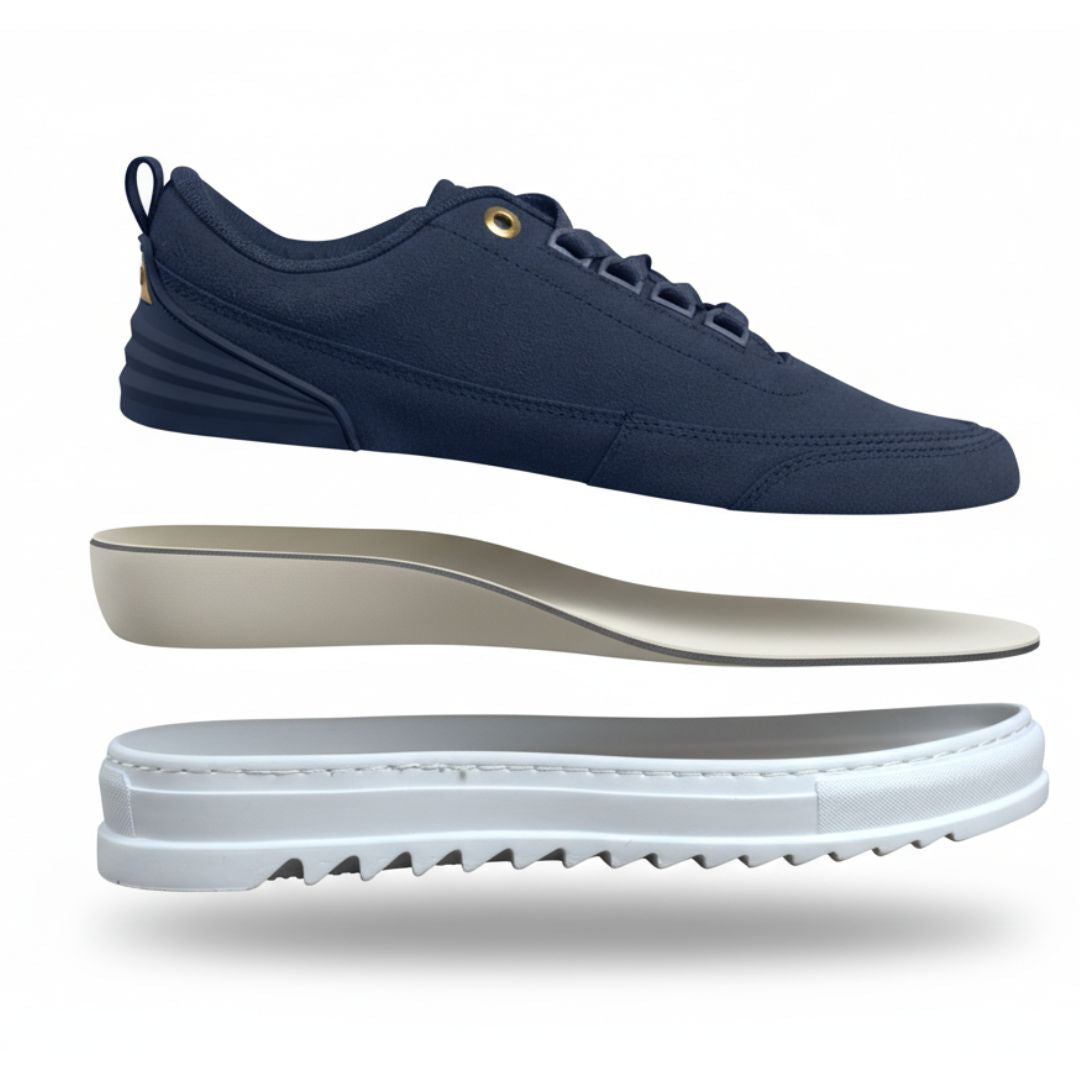 LeClub™ | Baskets en cuir mélangé