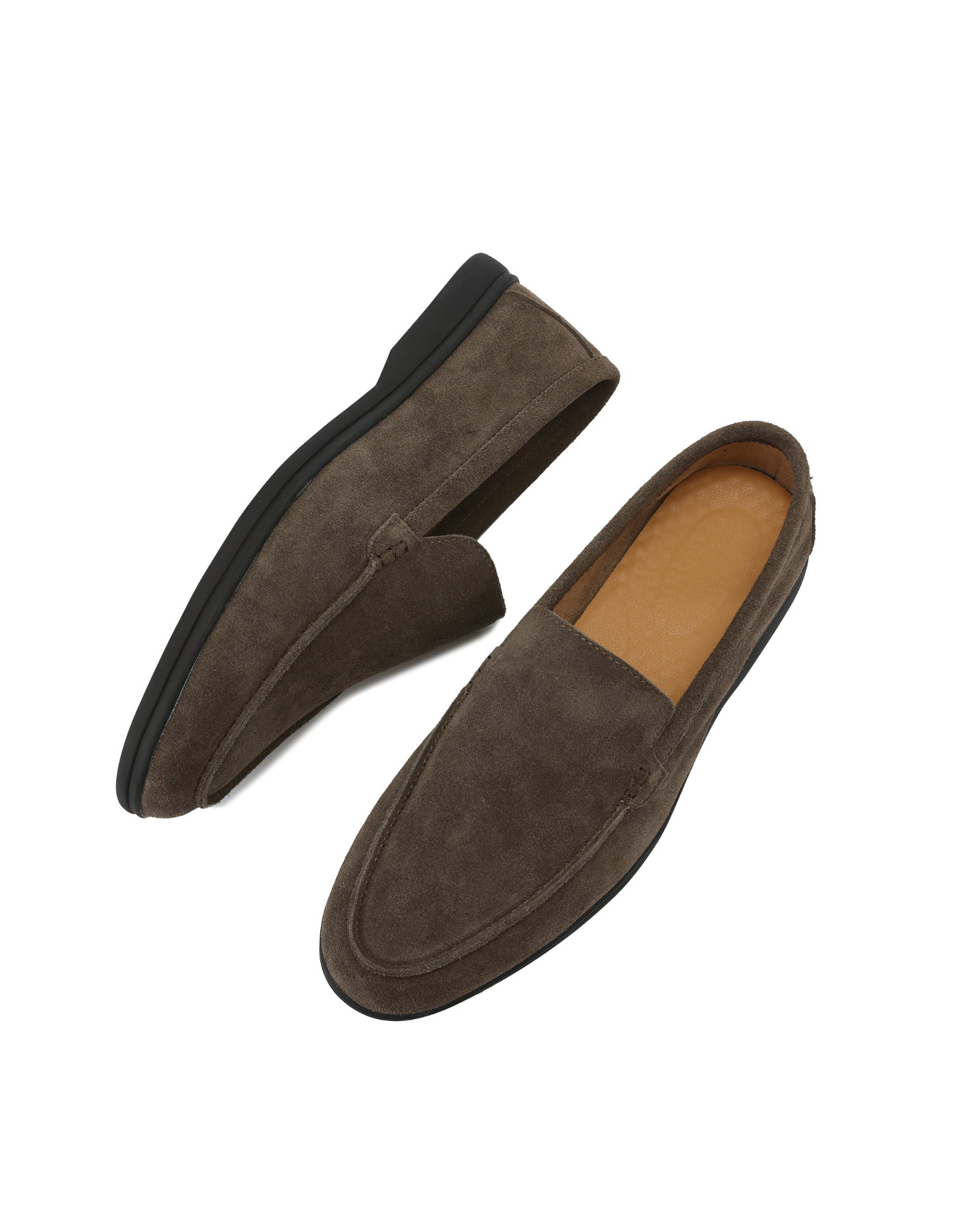 LeClub™ | Mocassins en daim haut de gamme - Semelles noires
