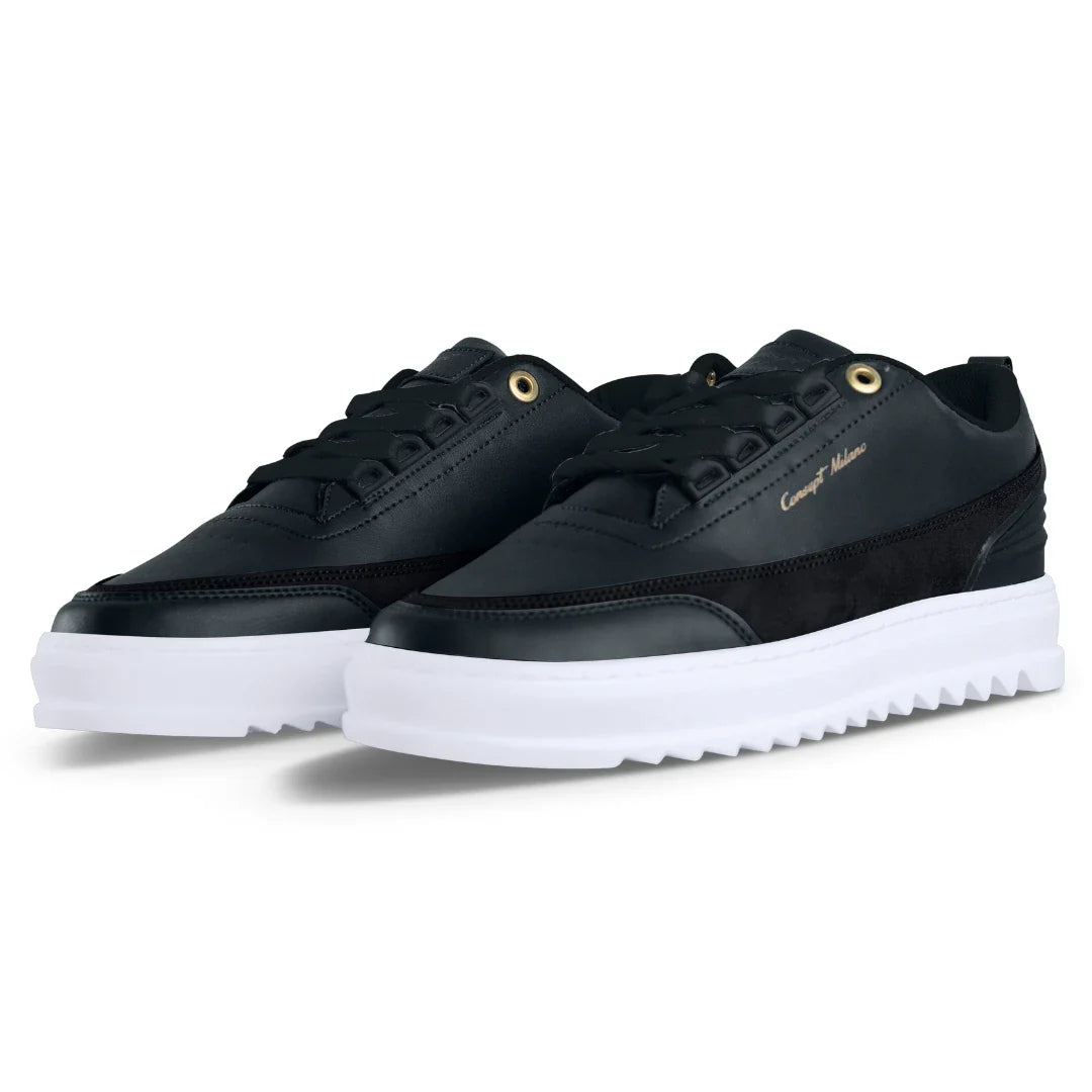 LeClub™ | Baskets en cuir mélangé