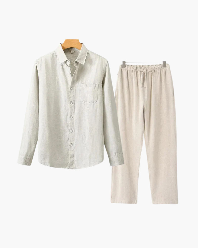 LeClub ™ | Linen Combo Longsleeve