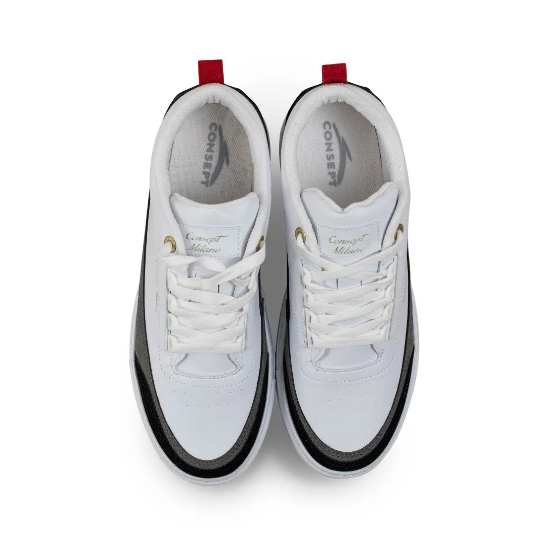 LeClub™ | Baskets en cuir mélangé