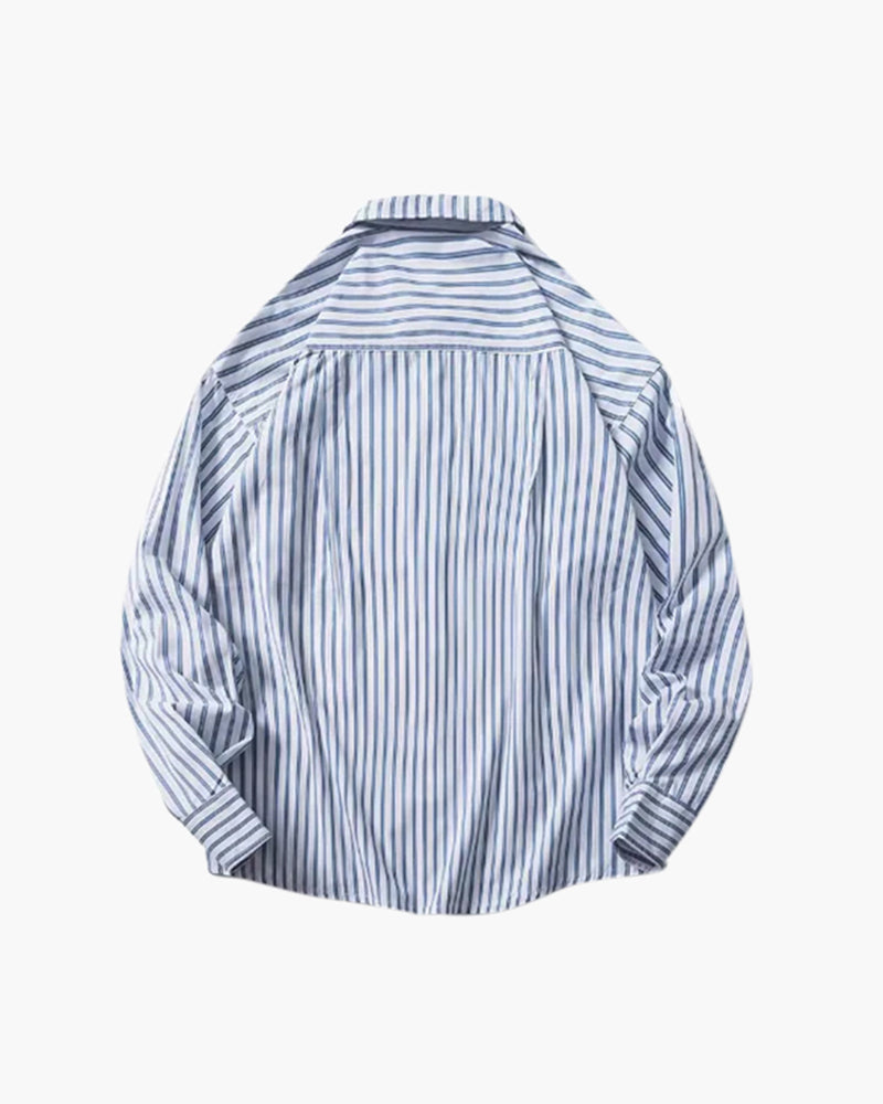 LeClub™ | Oversized Striped Shirt