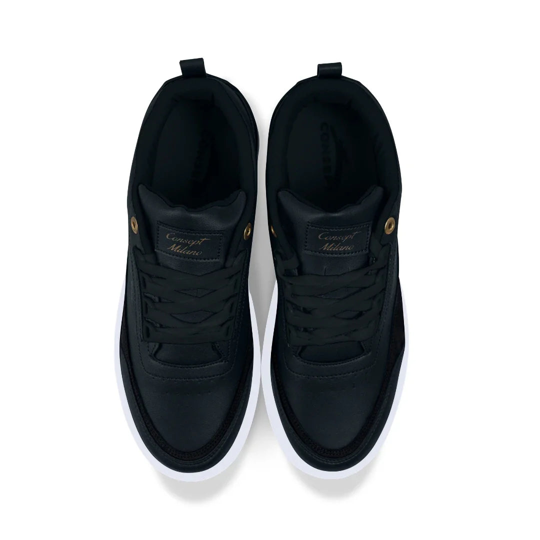 LeClub™ | Baskets en cuir mélangé