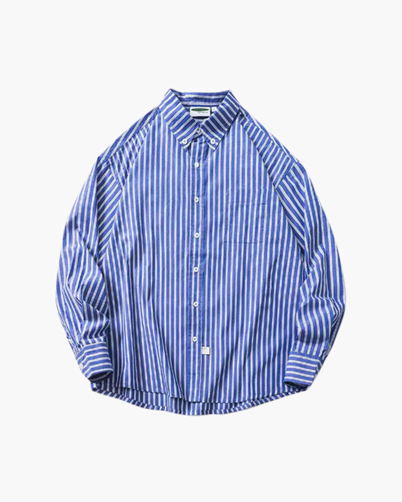 LeClub™ | Oversized Striped Shirt